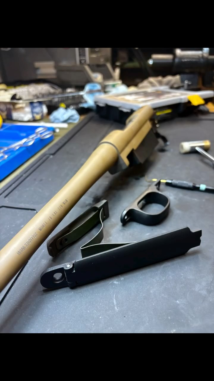 Win Mod 70 Re-barreled, accurized, Cerakoted and stock inlet for bedding.
#customrifle #gunsmithing #gunsmith #machining #cerakote #restoration #customguns #customgun #boltrifle