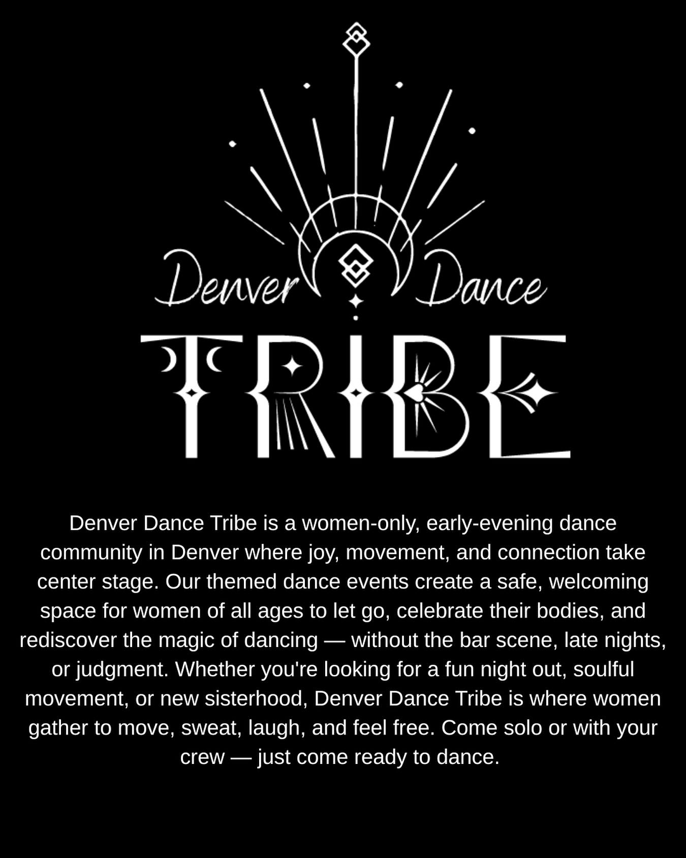 Big news!!!! @denverdancetribe is sponsoring Her Intention 2.0! That means whether you join us for the early event and come back, or stay right after the evening event, your ticket includes the after-party dance celebration. 💃Don’t wait, grab your ticket today at www.emotionfitness.net