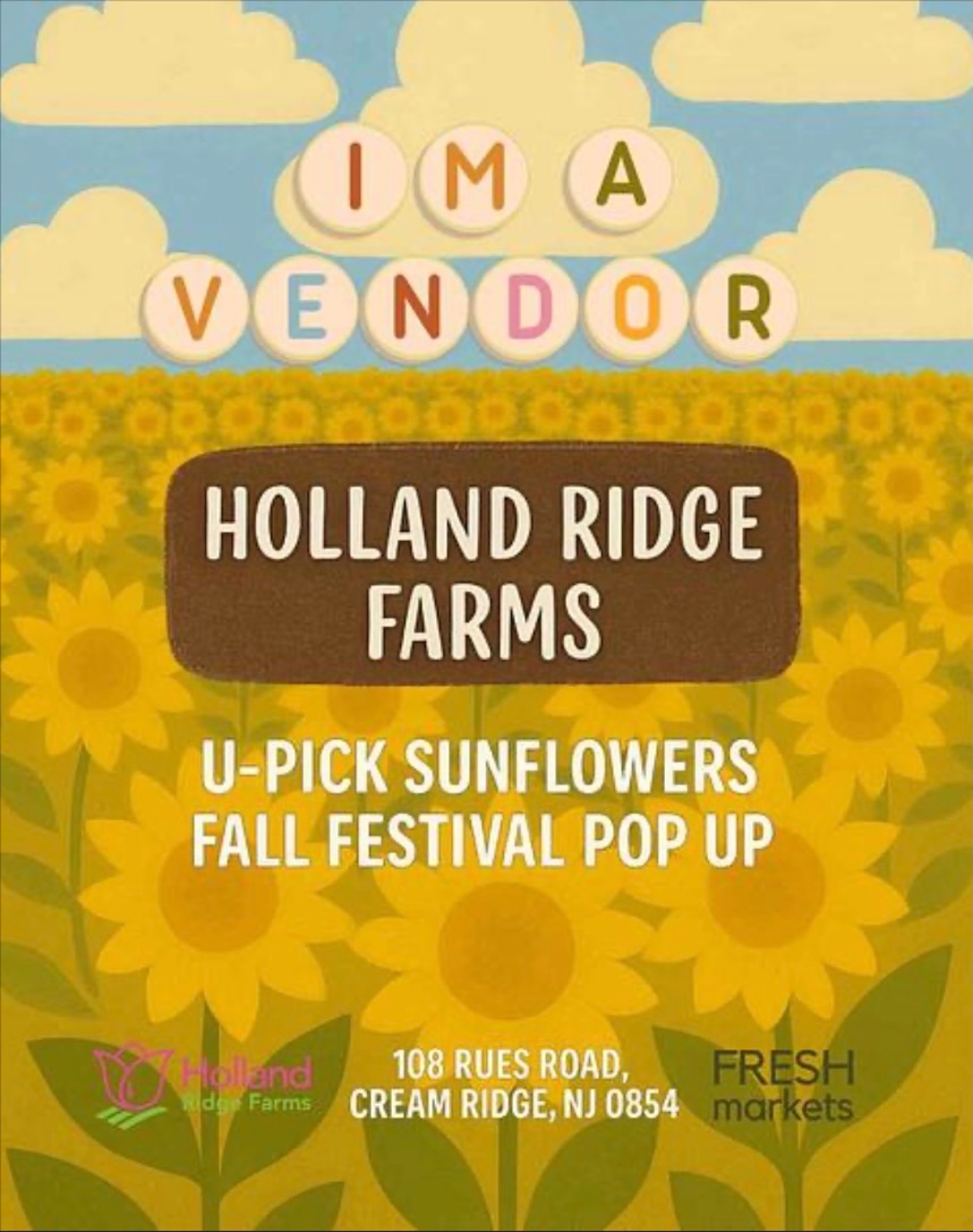 Got plans THIS SUNDAY!? Now you do. Send this to a friend you want to pick sunflowers with while eating some sweet side cake pops!!! 💛☀️🌻 @hollandridgefarms @asburyfresh
•
#hollandridgefarms #thingstodonj #sunflowerpicking #newjersey #vendor #event #share