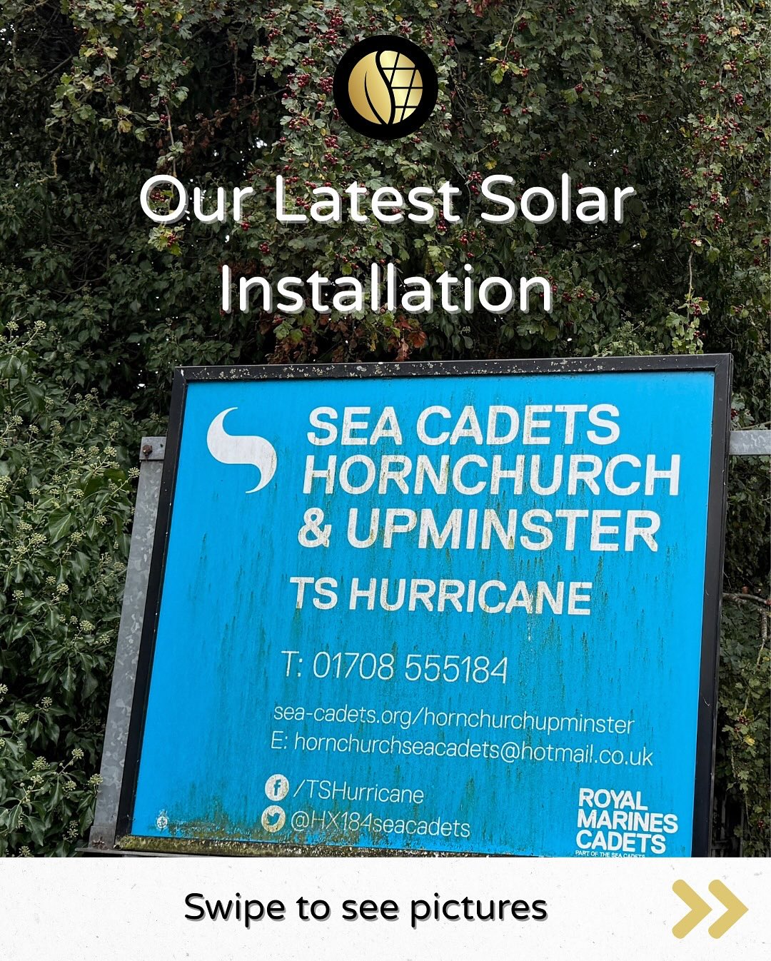 ☀️ Installation for the Sea Cadets ☀️
We are proud to have partnered with the Sea Cadets for this installation at their Hornchurch & Upminster base.
With both a substantial solar pv system and battery installed, this site will reap the benefits.
Contact us for your free sole pv & battery quote today
#solarpv #mcsinstallers #commercialpv #solarinstallation