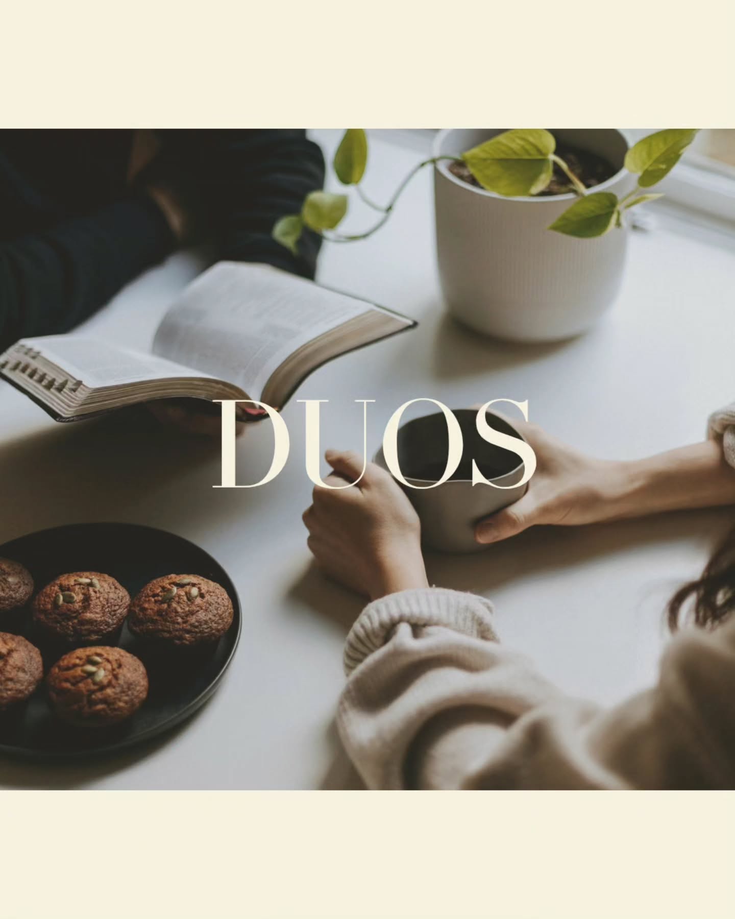 We're getting ready to launch another round of our DUOS partnered Bible study. Interested in participating?
Whether this is your first time or your third time, we invite you to register by going to ovcchurch.ca/duos