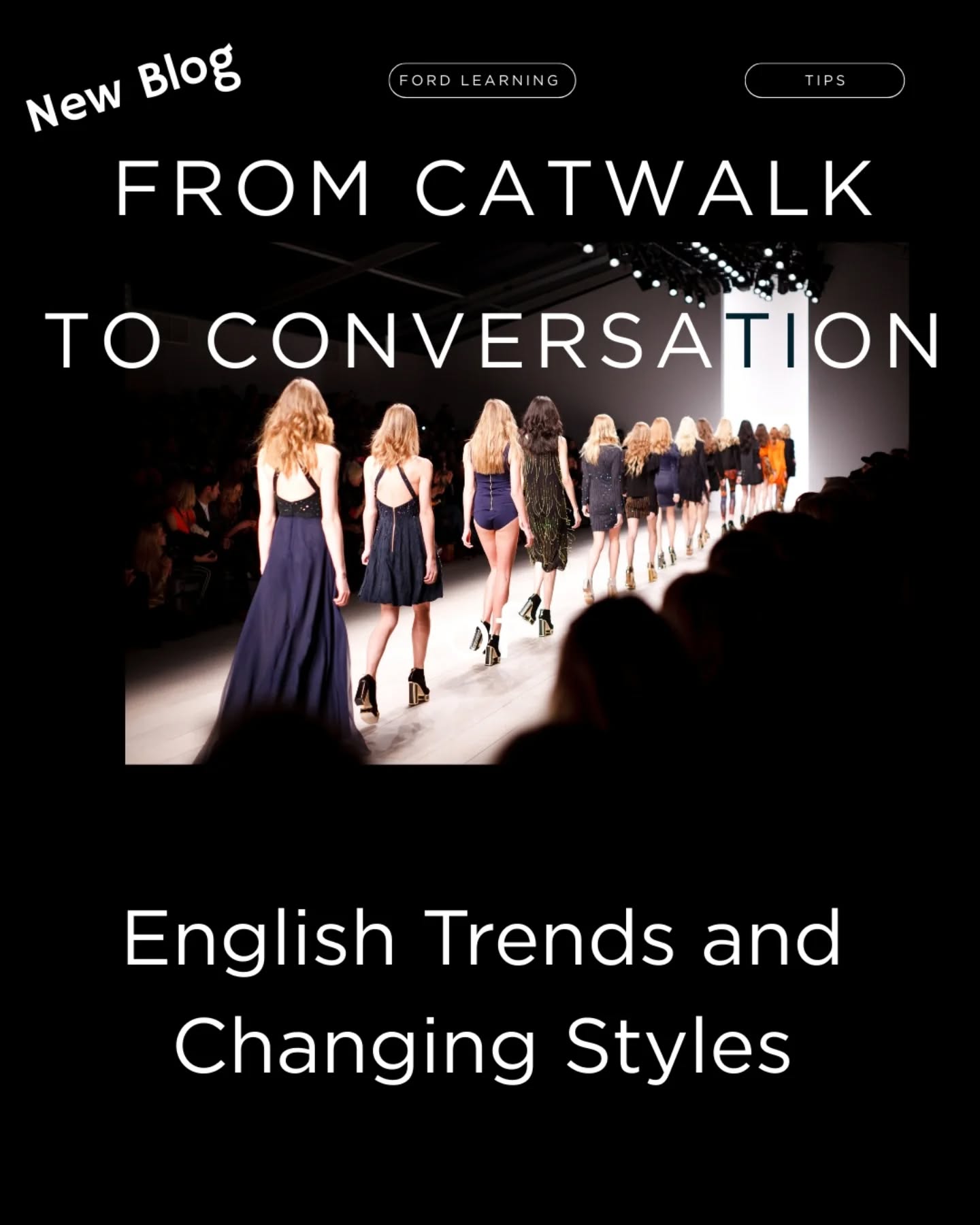 Did you know that English has its own runway of modern trends and timeless classics? 👠
👢With London Fashion Week underway, read our new blog to discover which phrases never go out of style and which words are a one season wonder. 👗
Learn how to find YOUR style in English, and avoid those tricky faux pas.👜
Swipe to explore, and read our full blog for more tips on building your own English wardrobe. 🧣
Link in bio.
#fordlearning
#englishtips
#learnenglish
#confidence
#timelessstyle
#vocabulary