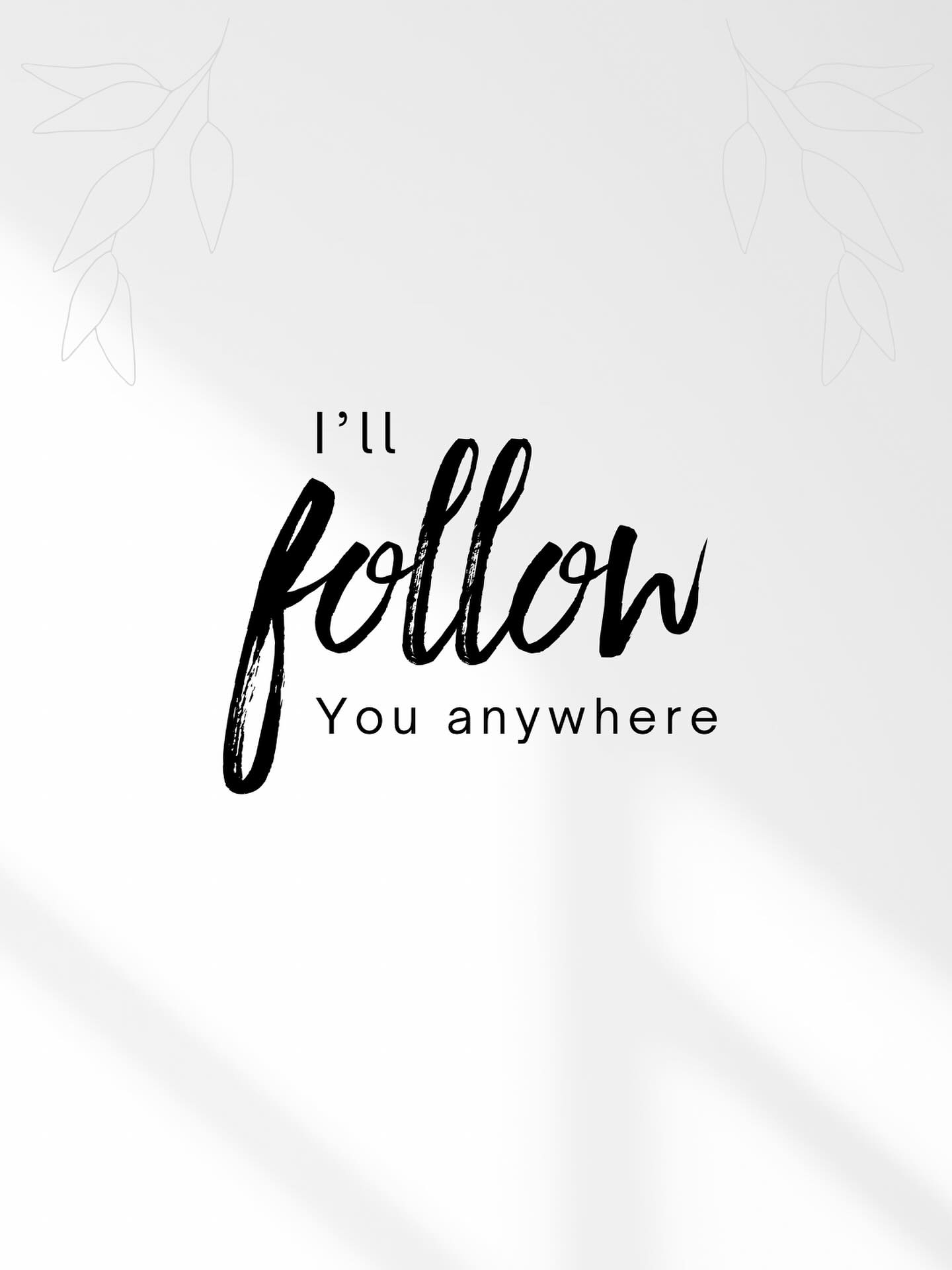 These words are simple, yet they carry the weight of surrender.
Following Jesus isnāt always tidy, easy, or predictable. Sometimes He leads us into valleys where our faith is tested, and other times into wide-open spaces where His goodness overwhelms us. But the beauty of walking with Him is thisāno matter where the path takes us, His presence never leaves.
Following Jesus isnāt about knowing every step ahead. Itās about trusting the One who holds the map. Itās about laying down our own plans and whispering, āYes, Lord⦠even here, even now, I will follow.ā
I have found that there is great freedom in that surrender. Peace in that trust. Joy in knowing that the One Iām following is faithful, kind, and good.
šæ Today, my heartās desire is to live those words: Iāll follow You anywhere. Not just in the easy moments, but in the hard ones tooābecause Jesus is worth it. Always.
⨠Where is Jesus asking you to follow Him more closely right now? Take a moment to surrender that place to Him, and drop an emoji below to let us know to be praying for youš