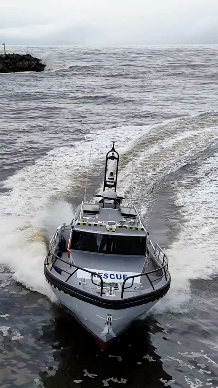 What does Marine Rescue NSW Fleet Manager Kelvin Parkin love about the new VYCOR Secure 11.4m? It's all about capability and crew comfort.
"A real important requirement for the boat was for our volunteers to have a comfortable vessel that's ergonomically fit for our demographic. If there is a big search on for 6-8 hours, we can manage the crew's fatigue, as conditions can be challenging.”
#MarineRescueNSW #TWPG #VYCOR #rescueboat #patrolboat #maritimesafety