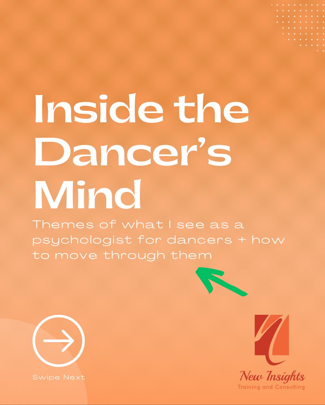 Dancers carry more than choreography—they carry expectations, pressure, and self-doubt. Therapy offers tools to reframe perfectionism, quiet the inner critic, and strengthen identity both in and beyond the studio. 🩰✨
💡 Psychotherapy isn’t about “fixing” dancers—it’s about helping them thrive as whole people, on stage and in life.
#MentalHealthMatters
#DancersOfInstagram
#PerformingArtsCommunity
#MindBodyConnection
#AuthenticArtistry #DancePsychology
#TherapyForDancers
#PerformancePsychology
#PreProfessionalDancer
#ContemporaryDance