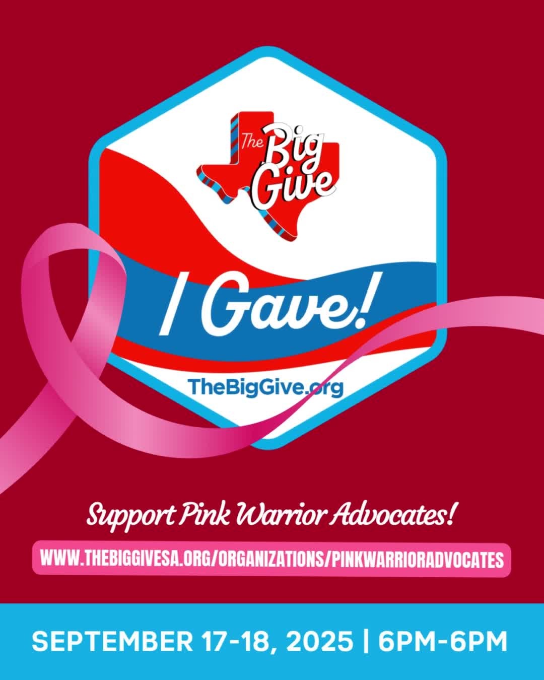 ⏰ Only a few hours left in The Big Give! Have you made your gift today? Every donation brings hope and support to local breast cancer warriors. 💗
👉 Give now: www.thebiggivesa.org/organizations/pinkwarrioradvocates
#BigGive2025
