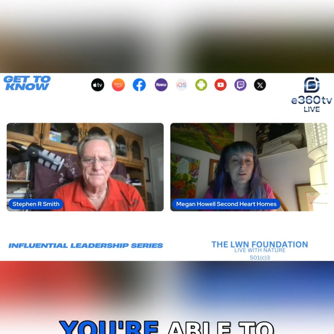 Megan Howell, Executive Director of @secondhearthomes
shared how overcoming challenge creates happiness and joy on the Get to Know broadcast.
#stephenrsmith #gettoknowbroadcast #thelwnfoundation #secondhearthomes #homeless #mentalhealthawareness #mentalhealthsupport #e360tv #success #successmindset #joy #happiness #happynessisastateofmind #leadership #cancer #vision #community #nonprofit #homelessness #support #transformation #successstories #communitysupport #volunteer #leadershipseries #leadership #gettoknowbroadcast #education #podcast #empowerment