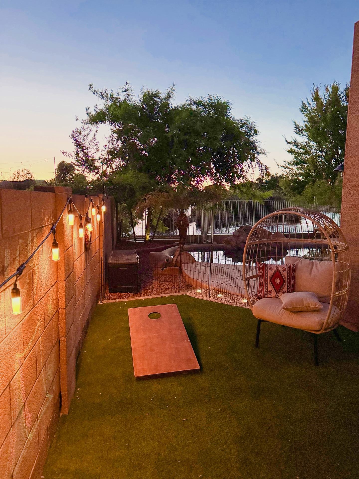 We’ve been working away at our backyard makeover, space by space. We just finished the play area (swipe for the before) and the @enbrightenbrand Modern Café Lights gave it the glow-up it needed. Literally! ✨
Warm whites for cozy evenings
Presets for game nights
Dynamic colors for every holiday
All controlled straight from my phone.
These lights don’t just keep the yard glowing into the night, they make it a whole vibe.
#EnbrightenModernGlow #sponsored #backyardmakeover #homeandgarden