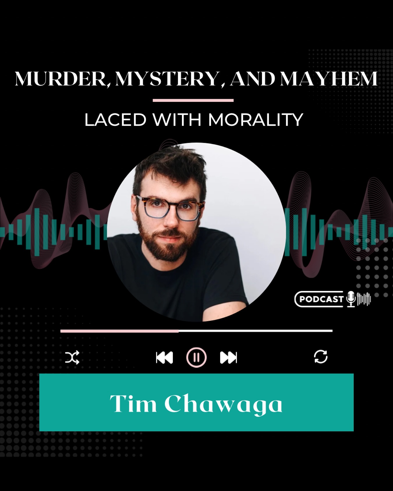 Did you catch this episode of the Murder, Mystery, and Mayhem Laced with Morality Podcast with Tim Chawaga🎙️
Tim Chawaga is a writer and playwright whose short fiction has been featured in Interzone and Escape Pod and whose work has been performed in New York and Philadelphia at many venues that have either closed or been converted into gyms. He has a BFA in Drama from the Tisch School of the Arts, is a 2019 graduate of Clarion West, and is the recipient of George R.R. Martin’s Worldbuilder Scholarship. He works in tech and lives in a co-op in Brooklyn with his partner and dog.
Make sure to check out this episode🙌🏾
You can listen to the podcast on Apple Podcast, Spotify, Google Podcast, or visit my website www.drkatherinehayes.com💗
•
•
•
#authors #podcast #interview #apple #spotify #google #authorsofinstagram #books #read #reader #writerscommunity #listen #writer #write #mayhem #authorlife #author #bookstagram #blog #book #booklover #authorssupportingauthors #writersofinstagram #writers #readersofinstagram #readersofig #readersgonnaread #mystery #diversebooksmatter