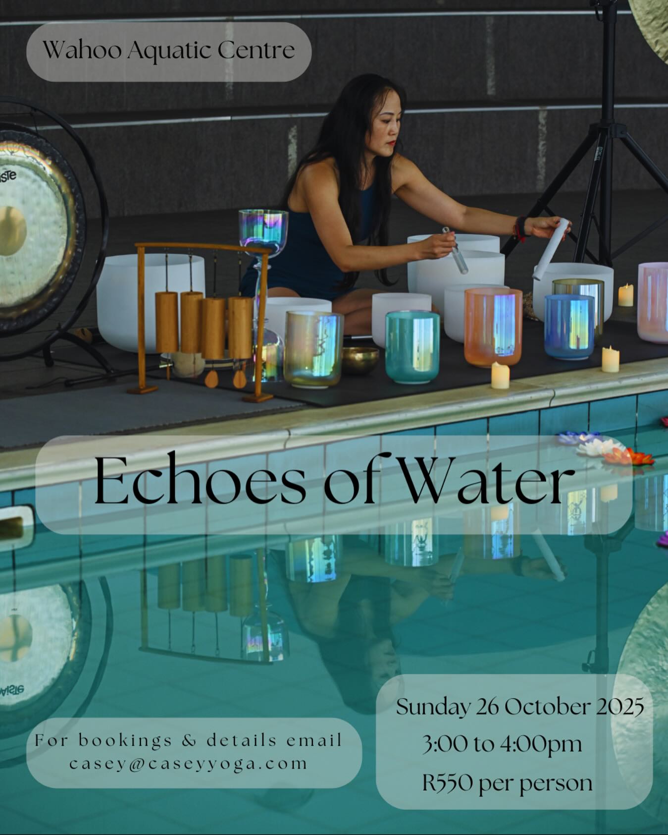 We are back again with my special Echoes of Water experience 🙏🏼
A tranquil, floating sound journey - spaces are limited so email or DM me to secure your spot !