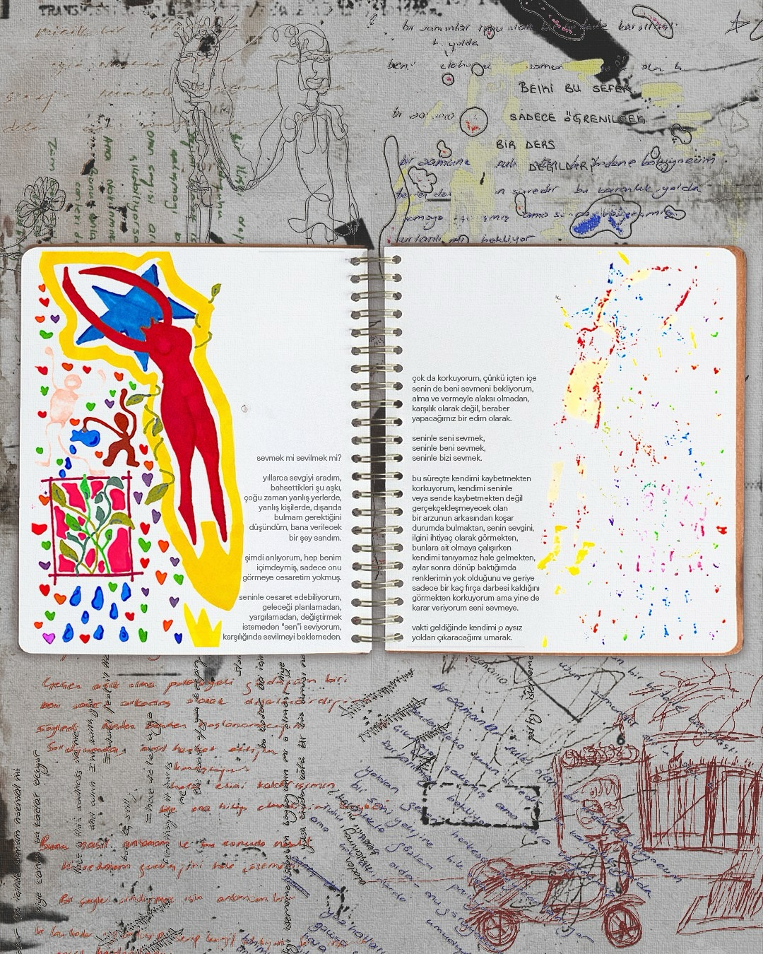 “bir zamanlar böyle hissetmiştim. o zaman doğrudur. o zaman gerçektir. hala o gerçeklikte olanlara…”
bir kaç kalem darbesi by @zey_timur