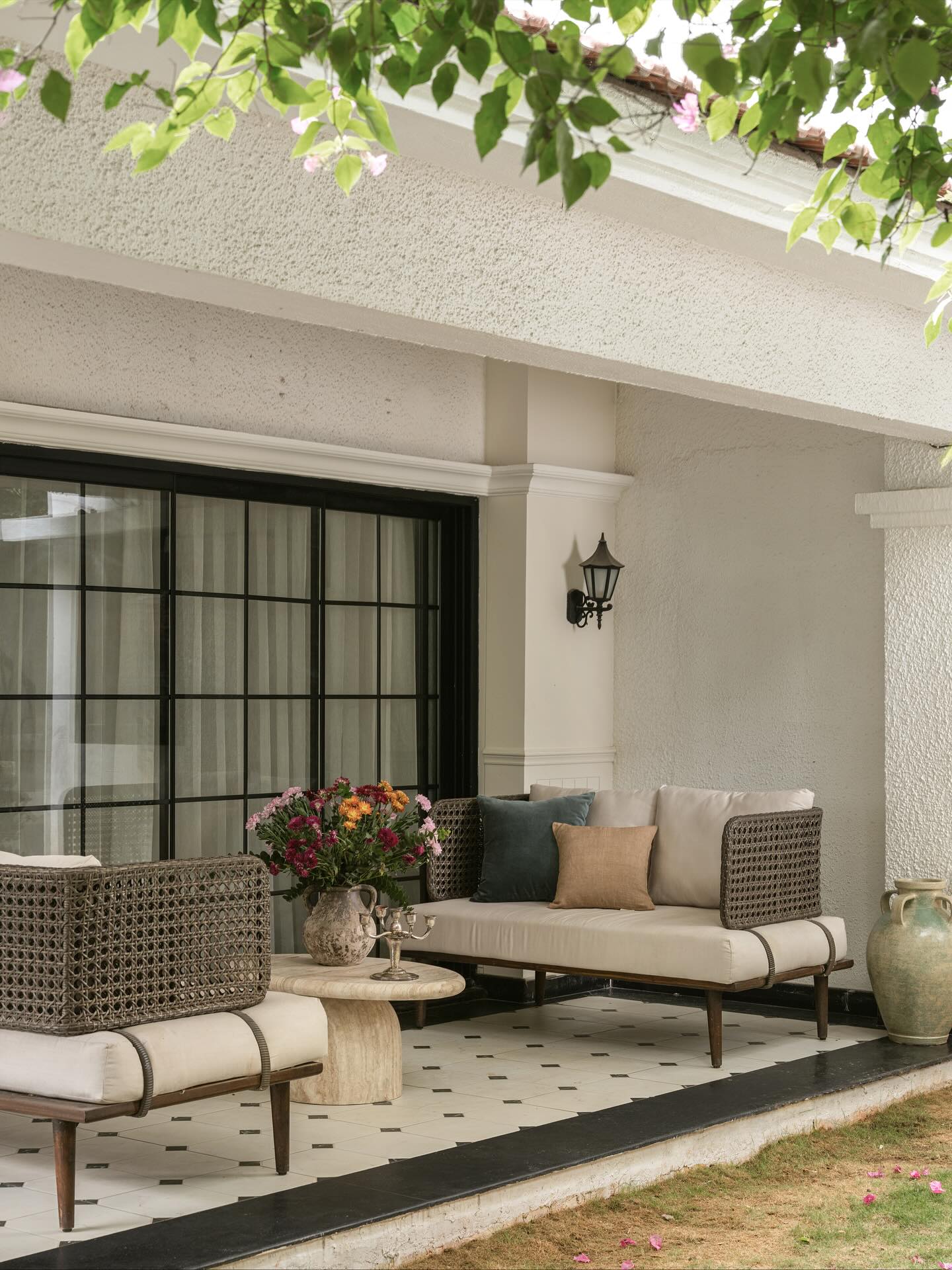 Villa Amara — Where Indian Soul Meets Colonial Grace
Amara, meaning eternal, is the perfect name for this home — a sanctuary where heritage and modernity flow seamlessly together. Designed and executed by Furbishy as a full-scale project from civil works to interiors and styling, Villa Amara embodies timeless elegance with a distinct cultural heartbeat.
Every arch, verandah, and colonnade nods to colonial grandeur, while intricate details, textures, and materials celebrate the richness of Indian design. From structural reimagining to the final curation of art and objects, the home was conceived as a complete transformation — not just built, but sculpted into being.
.
.
Photography : @nayansoni21
Shoot styling : @theshalomhome
Rugs - @jaipurrugs
Furniture Custom Design : @struo_living
.
.
.
.
#furbishyhomes #bespokeinteriors #luxuryinteriors #bangaloreinteriors #villainterior #luxuryapartments #renovation #homerenovation #homestyling #bespokeinteriordesign #hyderabadinteriors #indiamodern #colonialhomes #furbishyinteriors #ModernIndianInteriors #ModernIndianHomes #LuxuryMinimalInteriors #SouthIndiaInteriors #IndianMinimalism #LuxuryInteriorsIndia #ContemporaryIndianDesign #MinimalistIndianHome #BangaloreHomes #HyderabadHomes #InteriorDesignBangalore #InteriorDesignHyderabad #BangaloreLuxuryHomes #HyderabadLuxuryHomes #LuxuryHomeInteriors #LuxuryResidentialInteriors