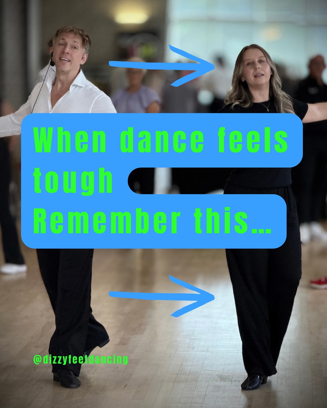 Tripped over your own feet ⁉️ Blank when the choreography kicks in⁉️ Mood tanked because it’s raining again ⁉️
Yep…we’ve all been there!
The good news…? Struggles don’t mean you’re a bad dancer - they mean you’re a real one 🫶
Swipe for 5 quick fixes to boost your vibe, shake off a bad day and keep dancing!
Share with your dance buddies who need to hear this ❤️💃👌
And see you at the next class!
“Dance more, worry less”
❤️James, Kelly & the team!
@dizzyfeetdancing
@thedanceteachers
Dance class • learn to dance • dance lesson • dance teacher • dance coach • ballroom dance • Latin dance • dancesport