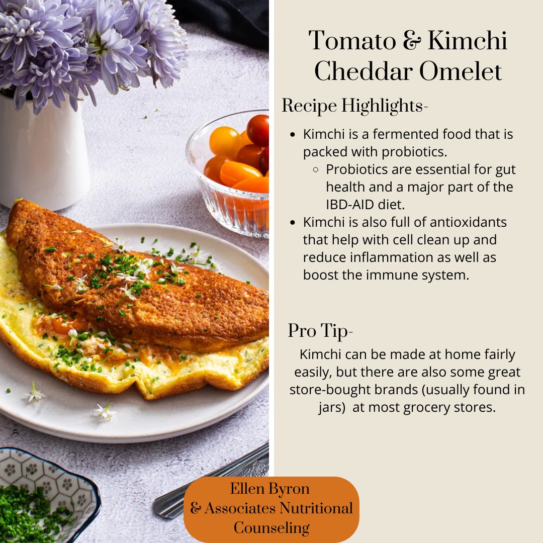 Recipe of the Week!
Gut health is important for promoting overall health through a variety of processes.
The microbiome has an impact on mental health like stress, anxiety, and even PTSD. It also impacts the immune system, helps combat chronic inflammation (which in turn can help with chronic pain), and helps with weight management.
Probiotics come into the diet via fermented foods like kimchi, yogurt, cottage cheese, kefir, and sauerkraut.
-
#dietiansofinstagram #antiinflammatorydiet #guthealthmatters