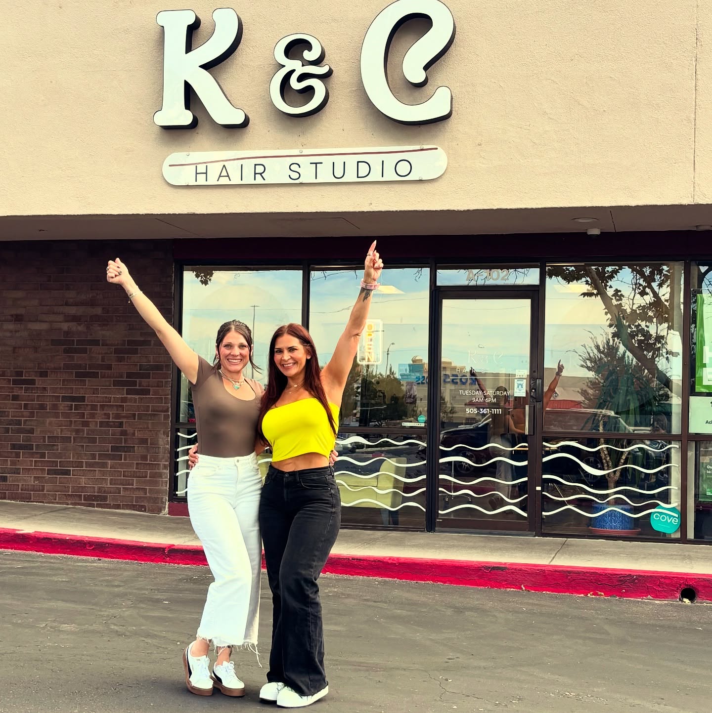 “We’re not where we want to be, but we’re certainly no longer where we were before.” ✨
It has been 27 months since we opened the doors to our own salon. We did it without anyone’s help, no loans, no debts. Just our savings and a lot of teamwork with our families. We renovated, painted, assembled furniture, and built this from the ground up. And it took us two years to finally put up our sign with our illuminated logo. But once again, we did it on our own. And we are extremely proud of that.
To all our clients who are like family to us, we thank you for your unconditional support and invite you to come see our new sign; it turned out beautiful!
@knchairstudio @kmb_styling @cinthiaramirez_hairstudio @edye_3