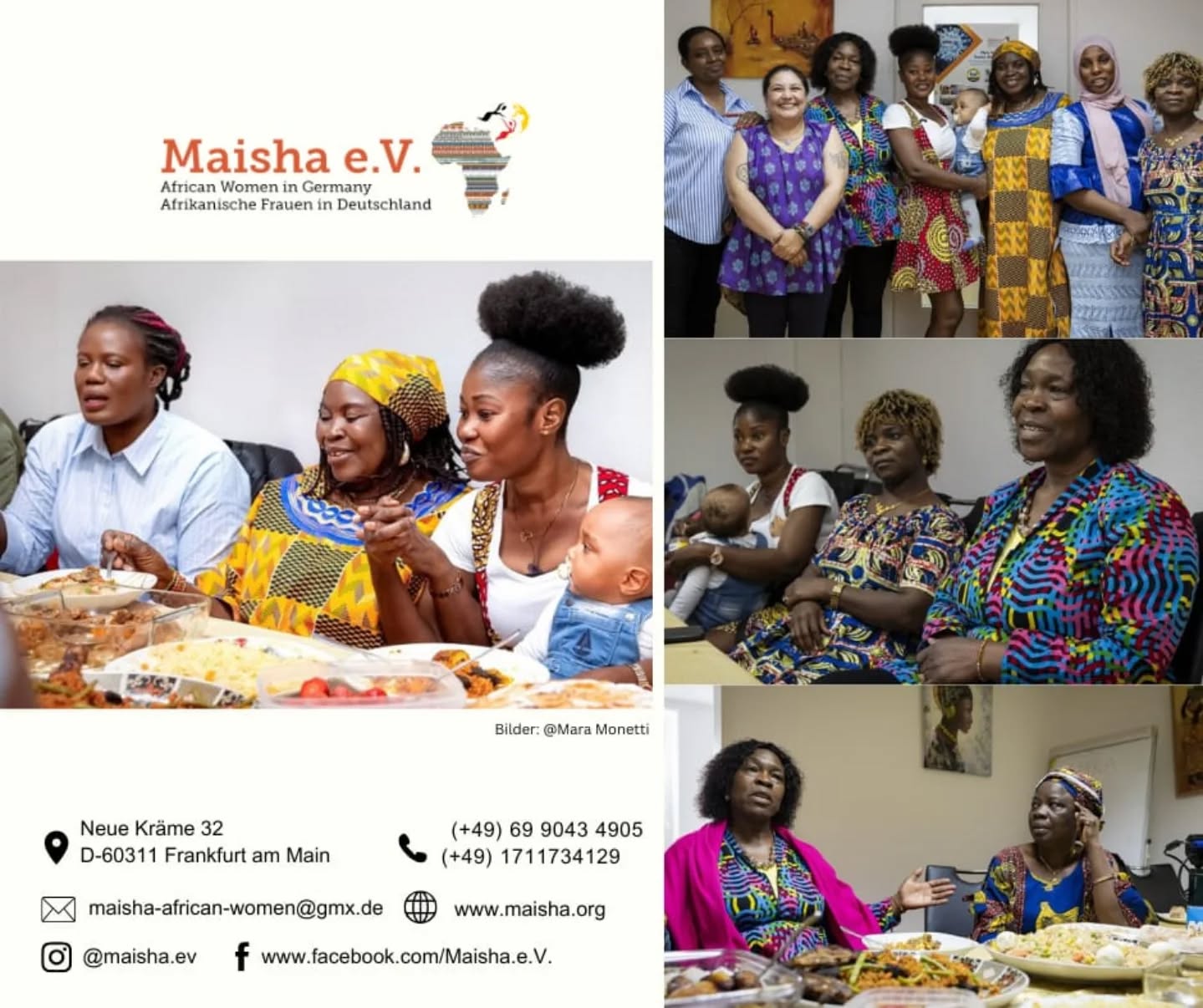 ✨ September in the AmkA Calendar ✨
This month, you can find us – Maisha e.V. – in the AmkA Calendar. 💛 We are happy to share our work and our commitment to supporting people of African origin in Frankfurt.
From health and nutrition to counseling and community projects, our focus is on strengthening and connecting. 🍲🧘🏽♀️
👉 Check out the AmkA Calendar at amka.de/september-2025!
@amka.frankfurt
✨ September im AmkA-Kalender ✨
In diesem Monat findet ihr uns – Maisha e.V. – im AmkA-Kalender. 💛 Wir freuen uns, unsere Arbeit und unser Engagement für Menschen afrikanischer Herkunft in Frankfurt zu teilen.
Ob Gesundheit, Ernährung, Beratung oder Gemeinschaftsprojekte – unser Ziel ist es, zu stärken und zu verbinden. 🍲🧘🏽♀️
👉 Den AmkA-Kalender findet ihr unter amka.de/september-2025!