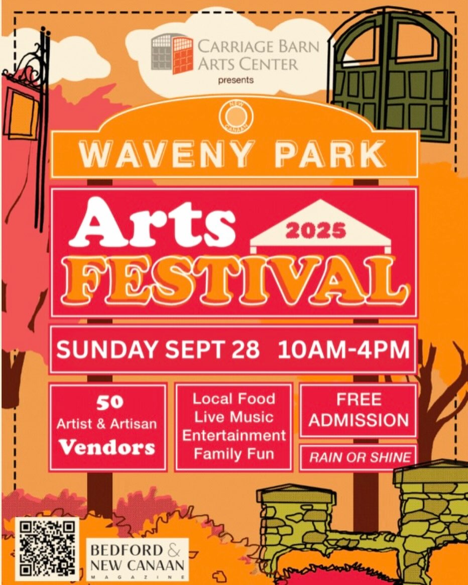 Mark your calendar for the Waveny Arts Festival, Sunday, September 28, an annual outdoor event organized by the Carriage Barn Arts Center with New Canaan’s Parks and Recreation Department. It features dozens of artists and artisan vendors, live music, food trucks, children’s activities, and a special marketplace for young entrepreneurs. It’s always packed!!
Stop by the S.T.A.R booth near the Carriage Barn where you can learn more about the 4th Annual Fairfield County Student Social Justice Art Showcase, put on in partnership with @theglasshouse_newcanaan and @carriagebarnartscenter. Nearly 100 students are expected to participate this year from all over Fairfield County! Student art is due 11/2 and the Opening Reception is 11/8. Free to participate and attend!
You can also learn more about S.T.A.R’s exciting fashion event at Waveny House to be held 10/10 at 6pm.
Check out the super fun Waveny Arts Festival and we hope to meet you there!!