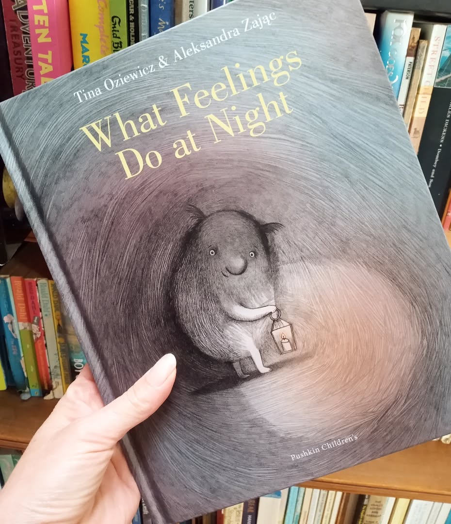 Hot off the press in the UK this is the latest brilliant installment in Polish author Tina Oziewicz's imaginations of what feelings do when left to their own devices...if you love the film 'Inside Out' for the way it enables conversations about emotions with kids, then this is a more beautiful, arty version! It's the kind of book that transcends ages and can go from classroom to coffee table with no trouble at all - a classic!