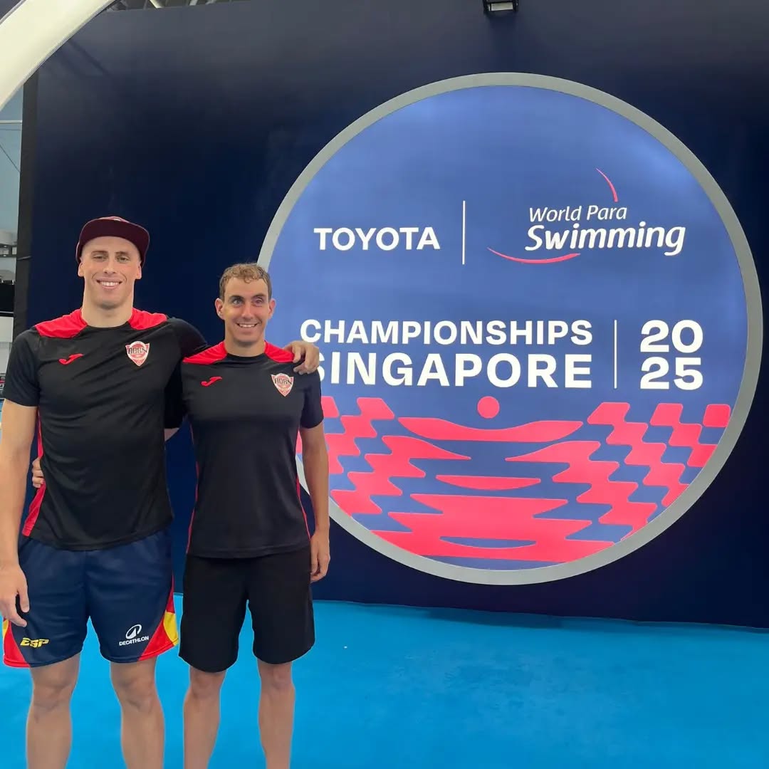 ▪️WORLD PARA SWIMMING CHAMPIONSHIPS▪️
¡Es mañana!
Desde mañana 21 hasta el 27 de septiembre tendrá lugar el Campeonato del Mundo de Natación Paralímpica en Singapur.
Allí se encuentran nuestros nadadores @ivanso1998 y @canteroswimmer listos para representarnos en las siguientes pruebas:
21 Septiembre:
José Cantero 50 libres S11 (🇸🇬10:50/🇪🇸04:50)
Final: (🇸🇬19:37/🇪🇸13:37)
23 Septiembre:
José Cantero 100 braza S11 (🇸🇬10:49/🇪🇸04:49)
Final (🇸🇬20:09/🇪🇸 14:09)
24 Septiembre:
José Cantero 200 estilos S11 (🇸🇬9:07/🇪🇸3:07)
Final (🇸🇬17:39/🇪🇸11:39)
Iván Salguero 100 braza S12 (🇸🇬10:22/🇪🇸4:22)
Final (🇸🇬18:33/🇪🇸12:33)
25 Septiembre:
José Cantero 100 libres S11 (🇸🇬11:07/🇪🇸05:07)
Final (🇸🇬 20:07/🇪🇸14:07)
Iván Salguero 100 libres S12 (🇸🇬 10:22/🇪🇸 04:22)
Final (🇸🇬18:58/🇪🇸12:58)
26 Septiembre:
Iván Salguero 400 libres S12 (🇸🇬09:17/ 🇪🇸03:17)
Final (🇸🇬17:38/🇪🇸11:38)
Podréis seguirlo por YouTube en el canal ➡️ Paralympic Games
¡¡Vamos chicos!!
🍀🔥🏊🏻♂️