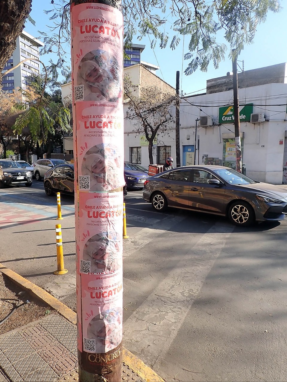 Las calles de Santiago se suman al grito desesperado para ayudar a Leonor ♥️
Si ves nuestros afiches tómales una foto y compártela en tus redes! Necesitamos que su historia llegue a cada rincón y a cada corazón que pueda ayudarnos ♥️🙏🏻
Gracias por ser luz para Leonor
Seguimos dando batalla ♥️
#luzparaleonor #sindromededravet #chilesolidario