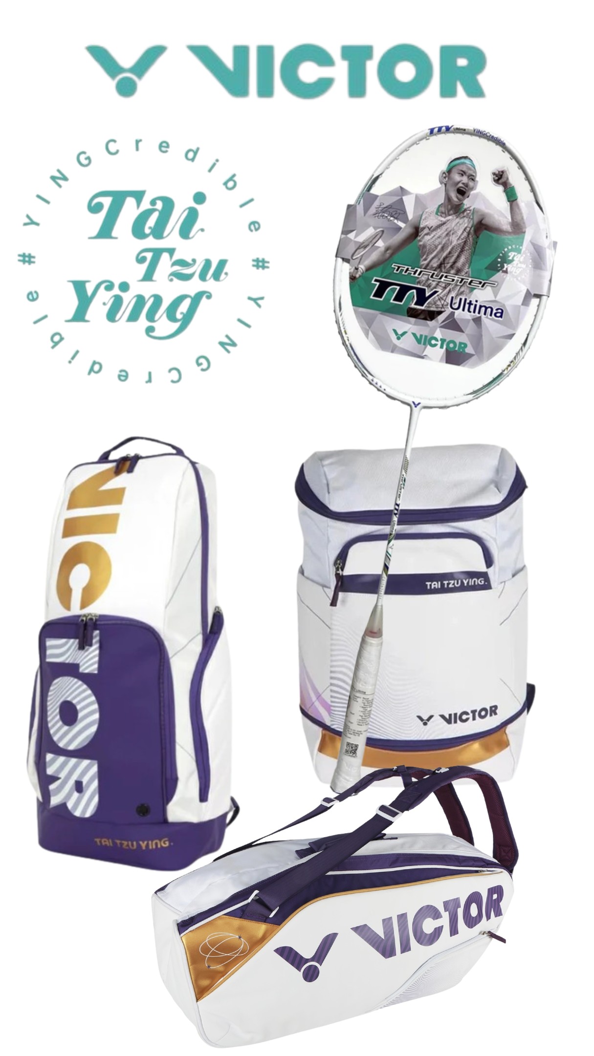 Unleash the Champion’s Spirit.
Presenting the Victor TTY Ultima Special Edition – crafted for speed, precision & control.
🔥 Racket Specs:
⚡ Balance: Head Heavy
⚡ Weight: 4U (83g)
⚡ Shaft: Extra Stiff for maximum control
⚡ Frame: High Resilience Modulus Graphite + Nano Fortify TR
⚡ Technology: Dynamic-Sword Frame & Free Core Handle
Designed in collaboration with the legend @tai_tzuying, this racket is built for artistry & power on court. 🌟
#VictorBadminton #TTYUltima #SpecialEdition #StreamlineSportsIndia #BadmintonIndia #PlayLikeAChampion