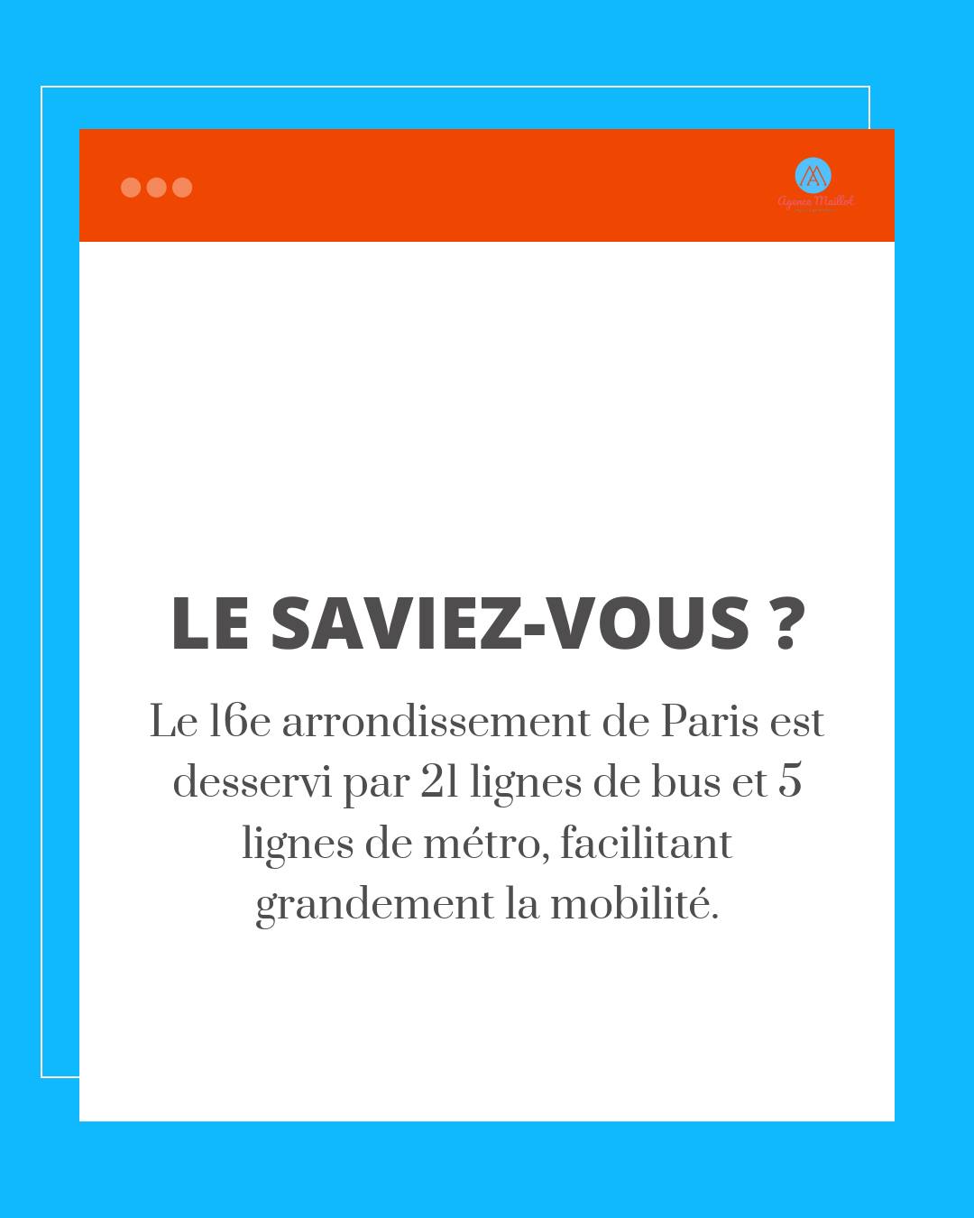 🚏 Passy, Auteuil, La Muette… et 26 façons de s’y rendre
Avec 21 lignes de bus et 5 lignes de métro, le 16e est un des arrondissements les mieux desservis de Paris. Un vrai luxe pour celles et ceux qui cherchent à combiner cadre de vie élégant et mobilité quotidienne fluide 🏙️
Résultat ? Ce secteur séduit autant les familles que les investisseurs. Les quartiers comme La Muette ou Jasmin offrent un équilibre rare entre calme résidentiel et connectivité urbaine 🪴
Cette accessibilité renforce l’attractivité des biens, et accélère souvent les décisions d’achat ou de location. Pour cibler les meilleures opportunités dans ce secteur convoité, un accompagnement personnalisé fait toute la différence 🗝️
#Paris16e #ImmobilierLocal #QuartierPassy #InvestirÀParis #LaMuette #AchatImmobilier
#agencemaillot