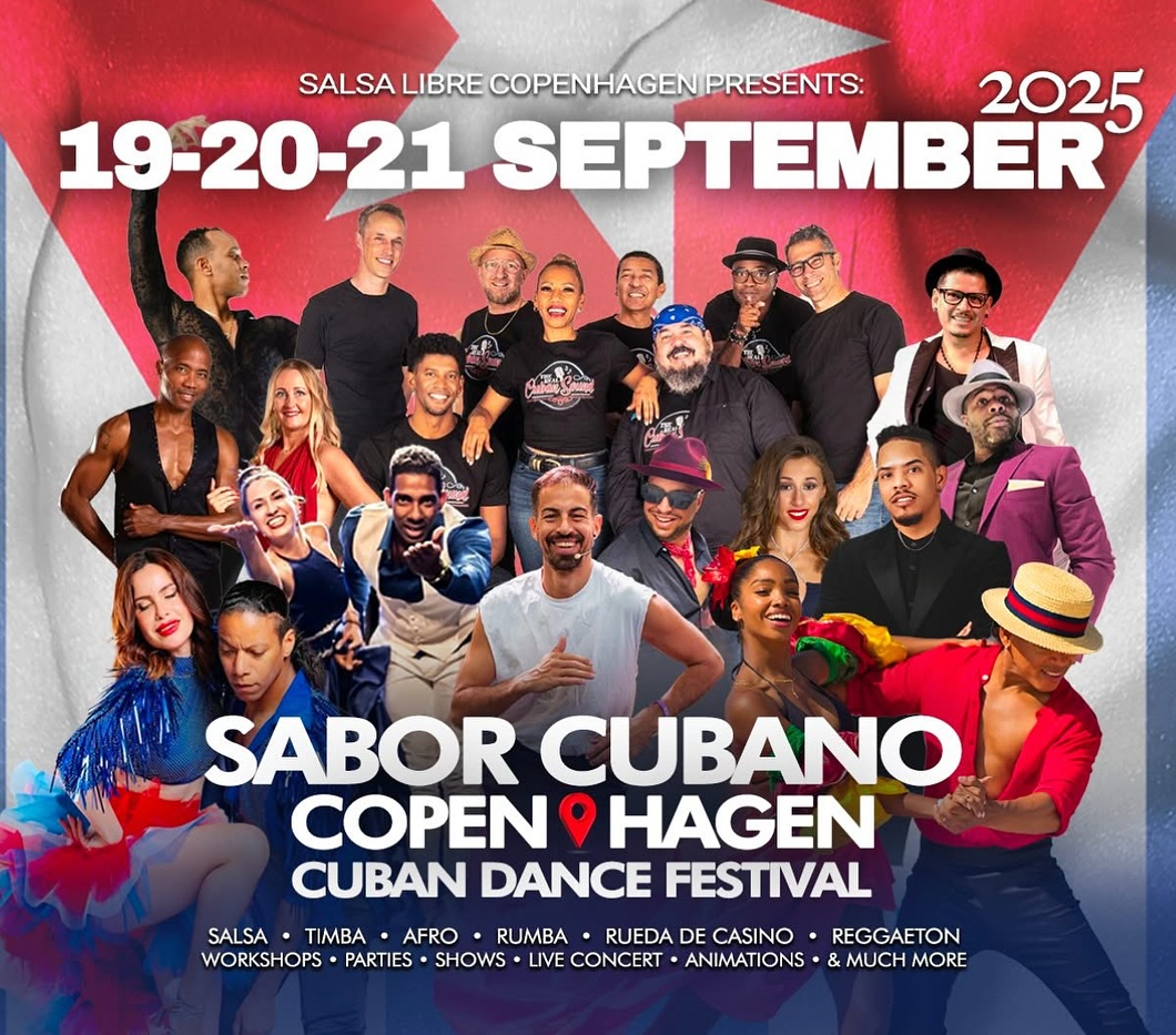 Are you ready for this weekend Copenhagen? 😍🙌🏼
Sabor Cubano Salsa Festival here we go!
#salsa #festival #copenhagen #cuba #salsacubana