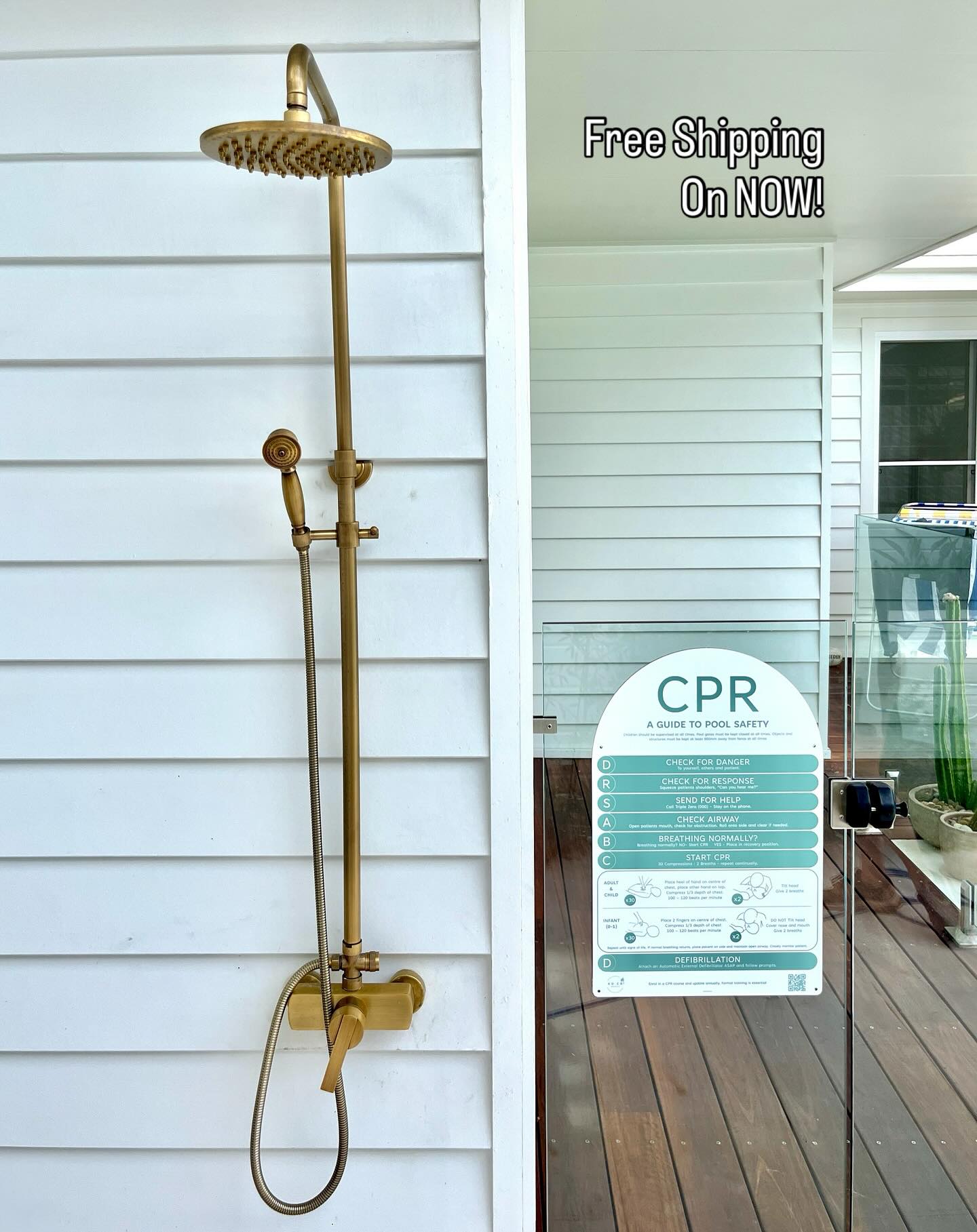 Not your average CPR safety pool sign. Safety doesn’t have to be boring! Get your with free shipping today!