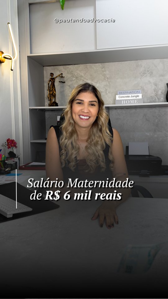 Você sabia que gestantes têm direito ao Salário Maternidade, em torno de R$ 6 mil reais? Esse benefício pode ajudar muito nesse momento tão especial.
Mas atenção: existem regras para ter acesso, e sem orientação o pedido pode ser negado.
Procure um advogado previdenciarista e garanta o que é seu por direito.
#SalárioMaternidade #DireitoPrevidenciário #Gestante #BenefíciosINSS #DireitosDaMulher