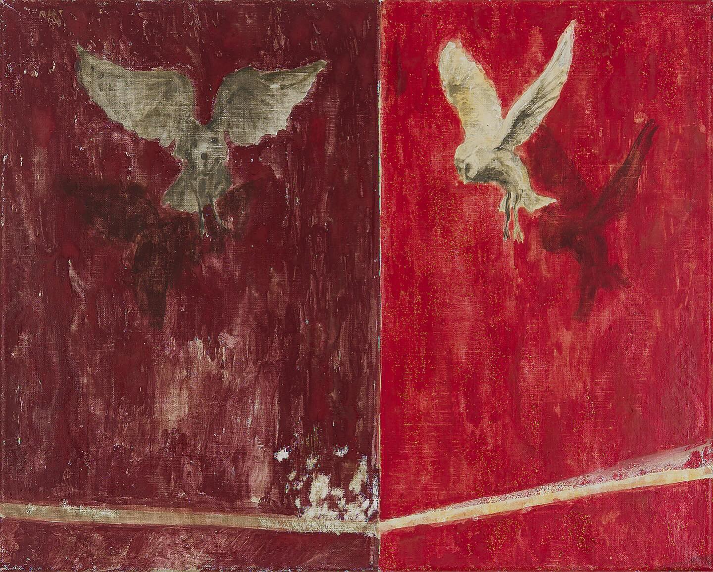 Rode kamer droom
Tempera grassa op linnen
40 x 50 cm
📸 @_steig32