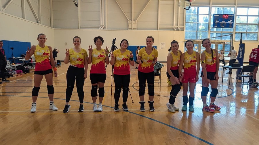 Kicking off the 2025-2026 season with a bang! First day of the tournament - 4 wins, 0 losses! Go Spike Girls 🤩🏐