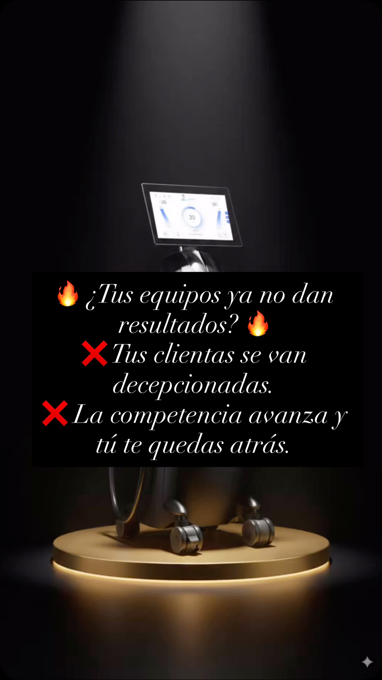💎 ¿Cansada de equipos viejos y sin resultados? 💎
Sabemos lo que sientes:
❌ Invertir en tecnología que no cumple.
❌ Escuchar reclamos de tus clientas porque no ven resultados.
❌ Sentirte sola después de la compra, sin respaldo ni capacitación.
Con BITEKI eso termina HOY. 🚀
Presentamos el EOS ICE MAX, la tecnología premium que garantiza resultados visibles desde la 1ª sesión:
✨ Potencia y seguridad para todo tipo de piel.
✨ Tratamientos más rápidos y efectivos.
✨ Diseño sofisticado y respaldo total de Biteki.
Pero eso no es todo… aquí viene el PLUS:
👉 Con tu equipo Biteki accedes a BITEKI ACADEMY, el programa de entrenamiento profesional y actualización constante que te acompaña en cada paso.
📚 Capacitación real, soporte técnico y acceso a la comunidad de esteticistas que ya están transformando sus negocios.
En Biteki no solo vendemos equipos, construimos junto a ti la historia de éxito de tu clínica.
Porque EOS ICE MAX + BITEKI ACADEMY = Resultados + Crecimiento + Seguridad. 💙
📲 Da el paso HOY. Envíanos un mensaje y agenda tu demo.
El futuro de tu clínica comienza con Biteki.
⸻
✨
#Biteki #EOSICEMAX #BitekiAcademy #ResultadosReales #EsteticistasExitosas #TecnologíaPremium #ImpulsaTuSpa #CapacitaciónEstética #BitekiSolutions
