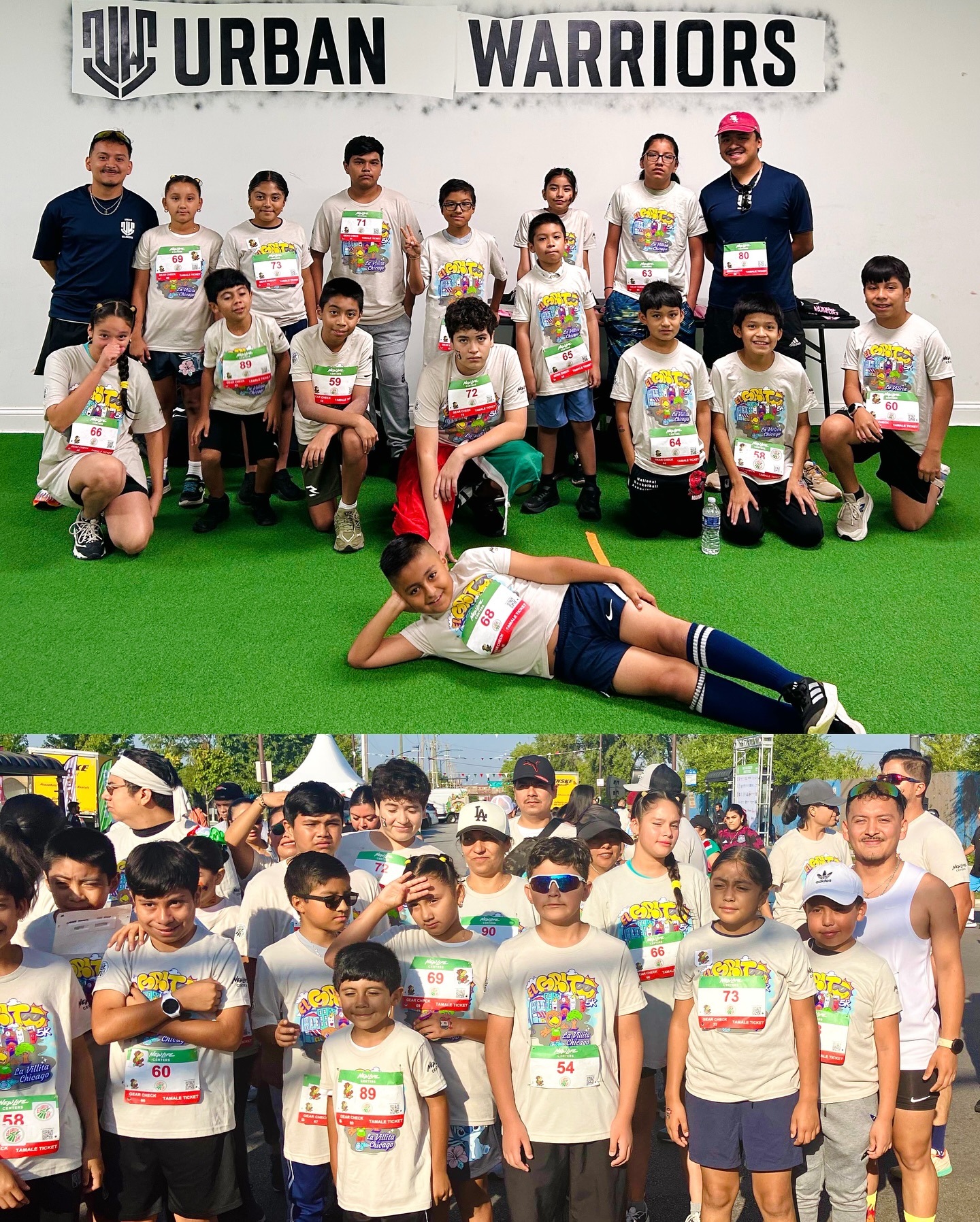 ¡Felicidades a nuestro equipo de Correcaminos! 🎉 Nuestras familias participaron en la carrera de @elgrito5kchicago este domingo pasado después de semanas de entrenamiento. ¡Asher y Ashley (foto #3) ganaron 3er y 1er lugar en sus grupos de edad!🥇🙌
Estamos más que orgullosos de nuestros niños y familias por su determinación, disciplina, y compromiso. ¡Estos jóvenes son los futuros líderes de nuestra comunidad!
Gracias por especial a nuestros coaches Jacob y Raúl por su dedicación a nuestras familias ✨
——————————————————————————-
Congratulations to our Correcaminos team! 🎉 Our families participated in the @elgrito5kchicago race this past Sunday after weeks of training. Asher and Ashley (photo #3) took home 3rd and 1st place in their age groups!🥇🙌
We are beyond proud of our children and families for their determination, discipline, and commitment. These young people are the future leaders of our community!
A special thanks to our coaches Jacob and Raúl for their dedication to our families ✨
#correcaminos #urbanwarriors #lavillita #youthrunclub #chicagoyouthrunningclub