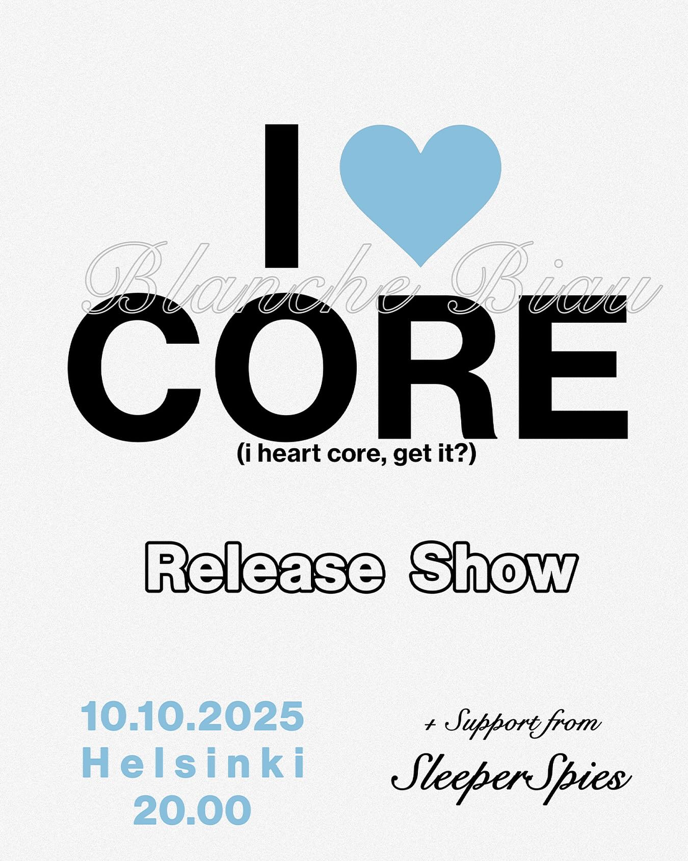 excited to announce my record release show on the 10th of october in zurich with support by the great @sleeperspies ! I‘ll be joined on stage by my friends Josip @thymian.music and Vivien. there will also be special new merch in collaboration with Seven Blanks @b7anks and of course Heartcore on vinyl 👀
thank you Nathy @grotto.bookings for organising this 🥹🤍