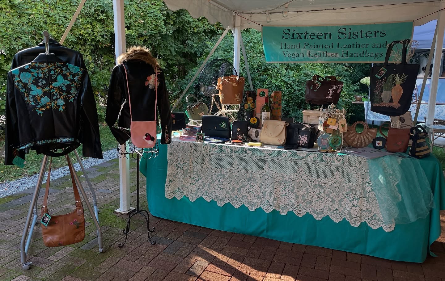74th Annual Herb Fair and Market!! 🍁🌞Can’t wait to see you at Caramoor today!!
Beautiful venue, unique artisans and gorgeous weather!! We are here from 10-4pm Caramoor Center for Music and the Arts ~ 149 Girdle Ridge Road Katonah, NY. #herbsocietyny #artonleather#handpaintedvintage #handpaintedjackets #vintagehandbags