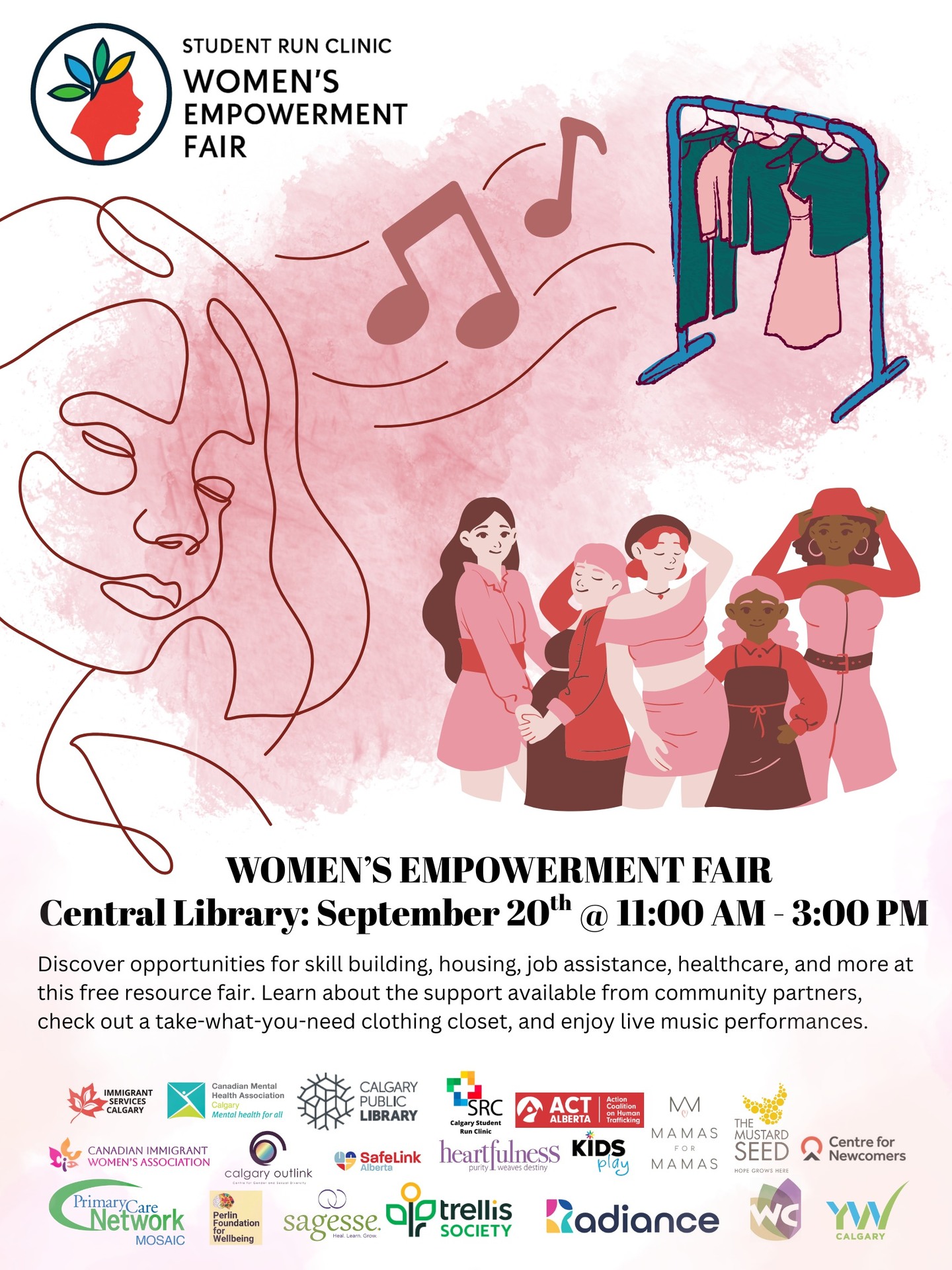 This event is an incredible resource fair for the community. We are grateful to be a sponsor for this event and will be providing resources and games for the kids!
#yycmentalhealth #yycevents #resourcefair #wellbeing #community #outreach #clothingpopup #yycmusicscene