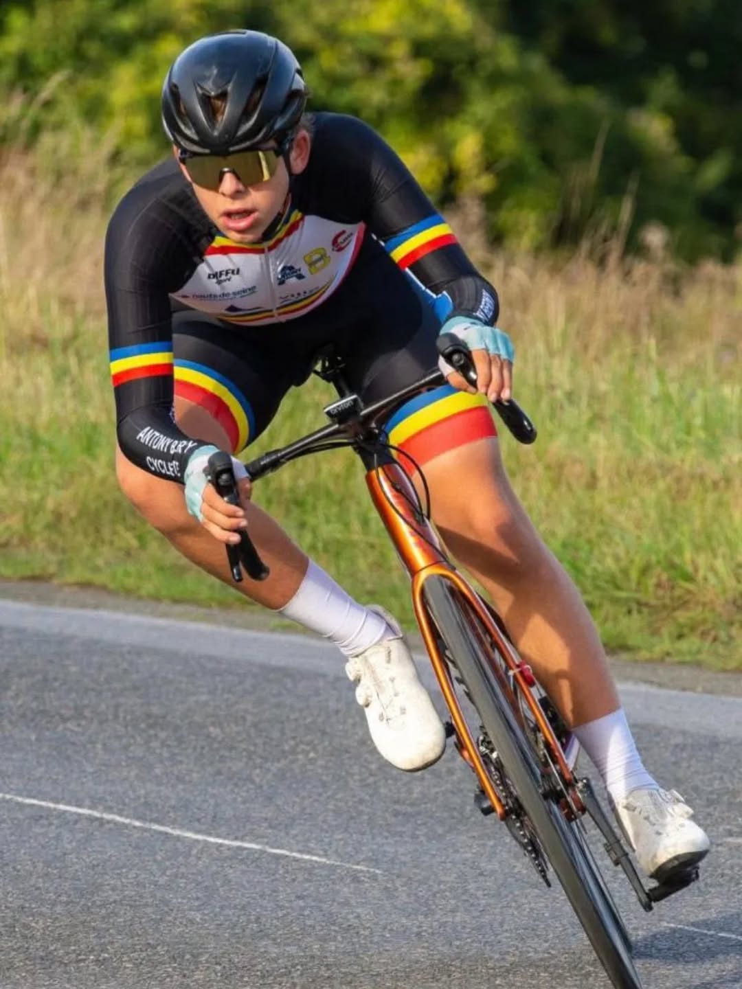 #ABCu15 🟦🟨🟥
Thomas Daversin sur le CLM de la Bercycle 🚀