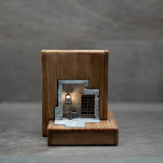 書斎の作品をまたちょっと違う形で作ってみました。