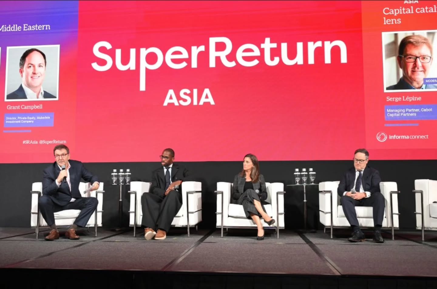 A pleasure to have been at SuperReturn Asia yesterday, and to share the stage with Michael Lints, Serge Lepine and Grant Campbell for a conversation on “Capital catalysts: private markets through the Middle Eastern lens!”
The Middle East is evolving from capital allocator to capital attractor - powered by diversification agendas, regulatory reforms, and fast-growing sectors like AI, energy transition, and healthcare.
The region’s trajectory is clear: capital is not only being deployed, but also drawn in, positioning the Middle East as a global hub for innovation and long-term investment.