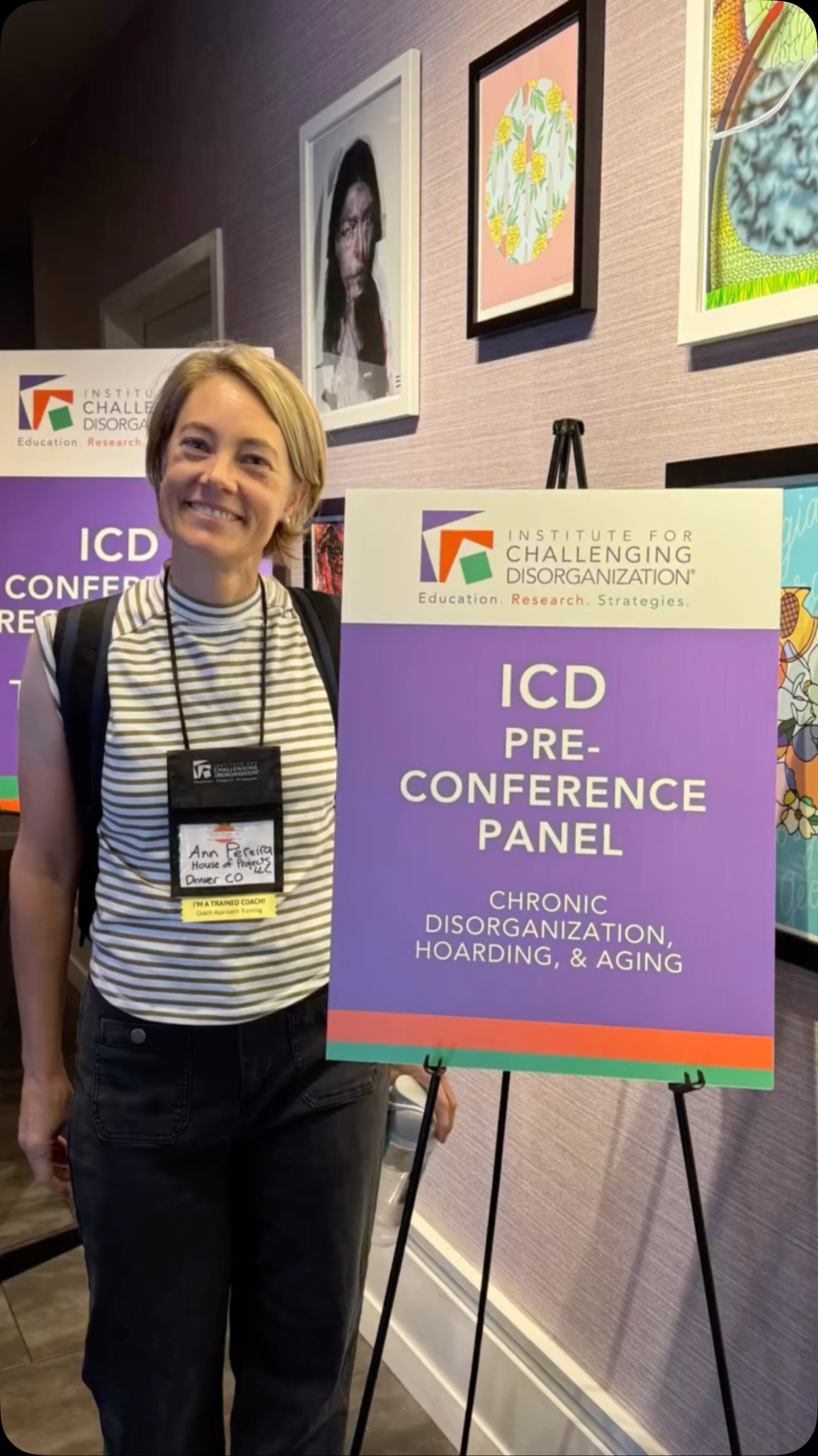The Institute for Challenging Disorganization conference is such a highlight for me each year. I’ve had the best time connecting with new and old friends- these are my people! The education is research based and helps me serve my clients better. I love my job 🤩.
#challengingdisorganization #professionalorganizer #icdorganizer #denversmallbusiness #adhdcoaching #instituteforchallengingdisorganization