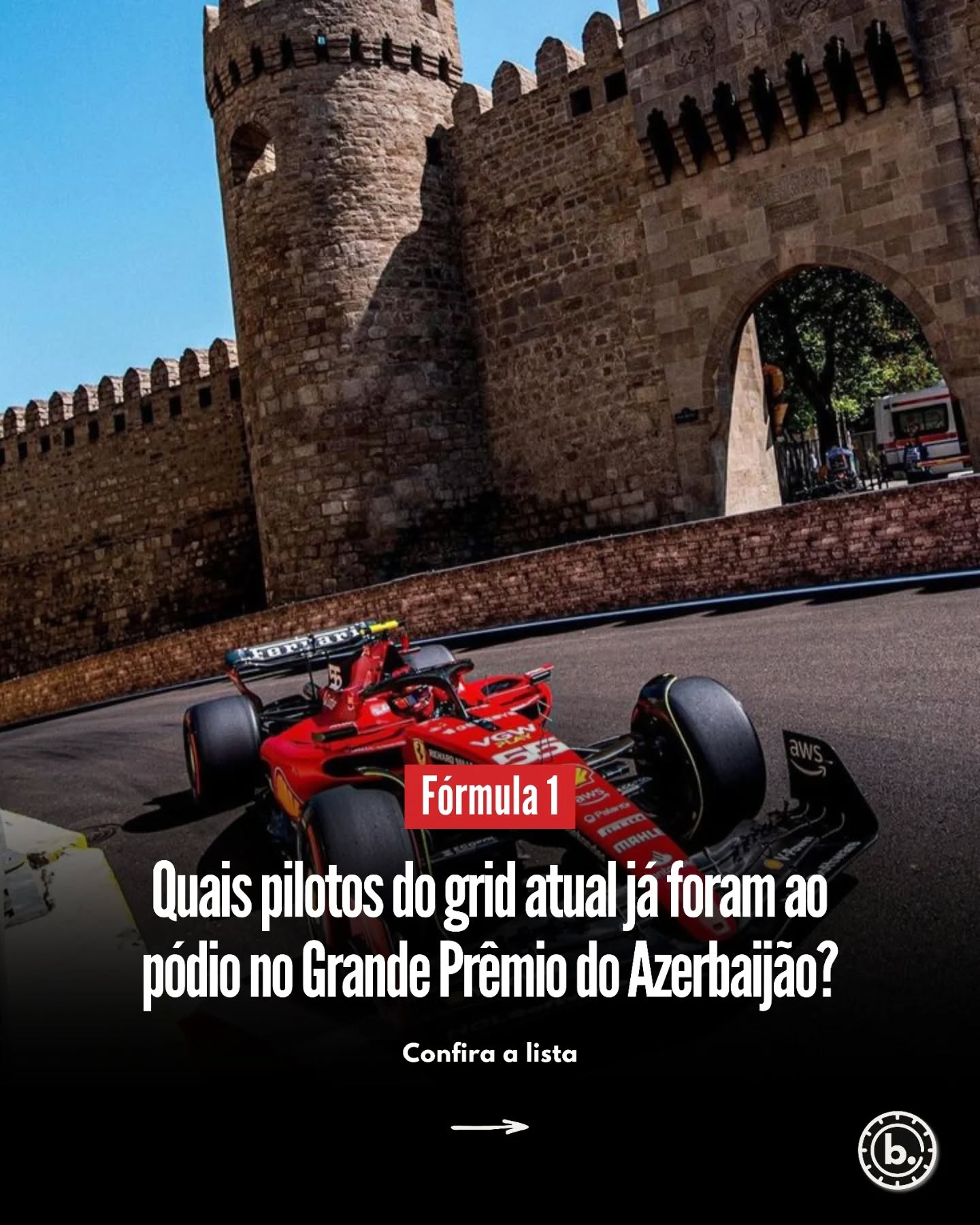 Será que alguém repete o pódio hoje? 👀 #f1 #formula1 #gpdoazerbaijão
