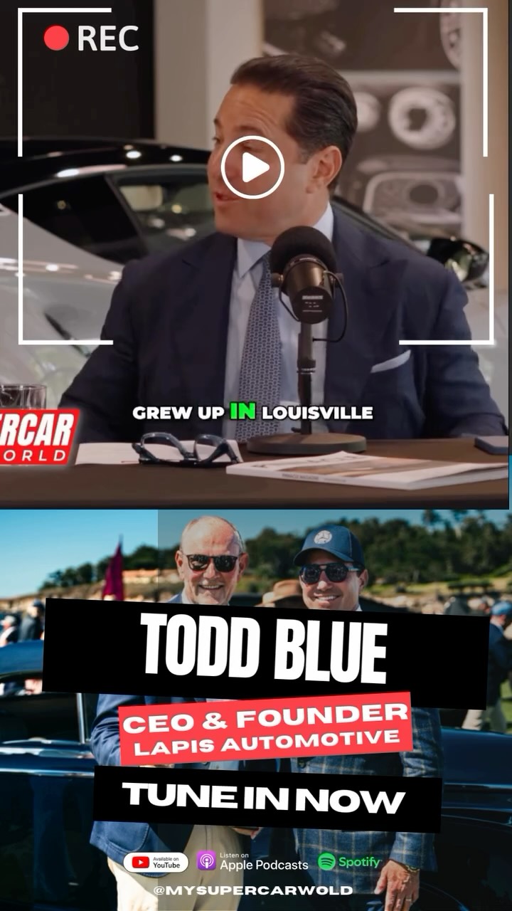🎧 New Episode LIVE! From one metal to another. 🏗️➡️🚘
Before building a luxury automotive empire, Todd Blue got his start in the heavy metal industry.
In this episode of My Supercar World, he shares how those early days in steel shaped his journey — and how he made the leap into the world of luxury cars.
🎧 Listen now on all podcast platforms
📺 Watch the full episode on YouTube
🔗 Link in bio
#MySupercarWorld #ToddBlue #LapisAutomotive #FromSteelToCars #LuxuryAutomotive #EntrepreneurStory #PodcastPromo