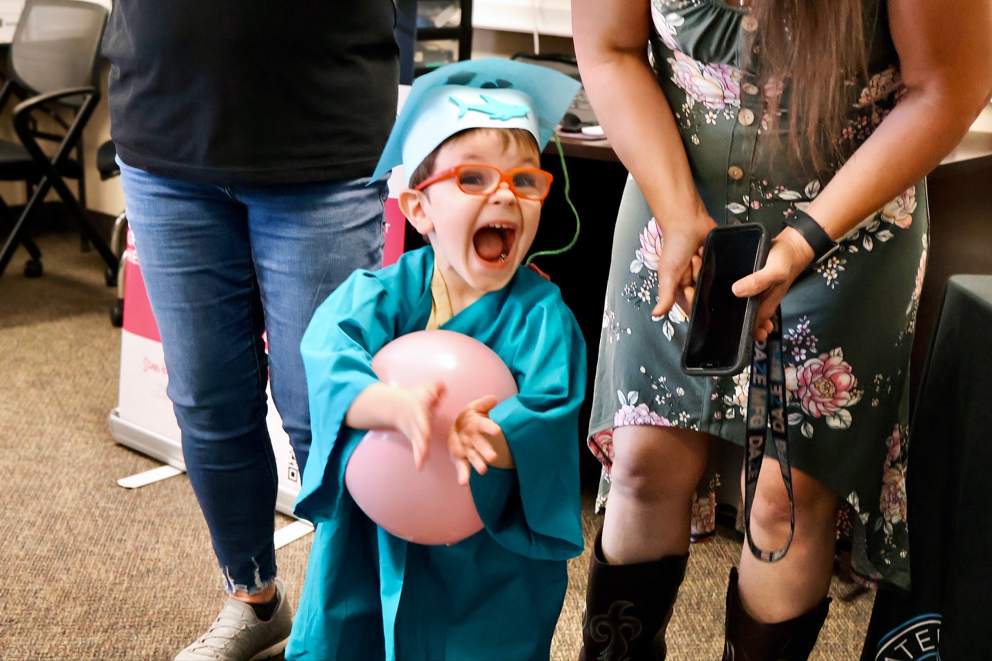 It’s graduation day! 🎓 Congratulations to the darling graduates of our Parents as Teachers program!