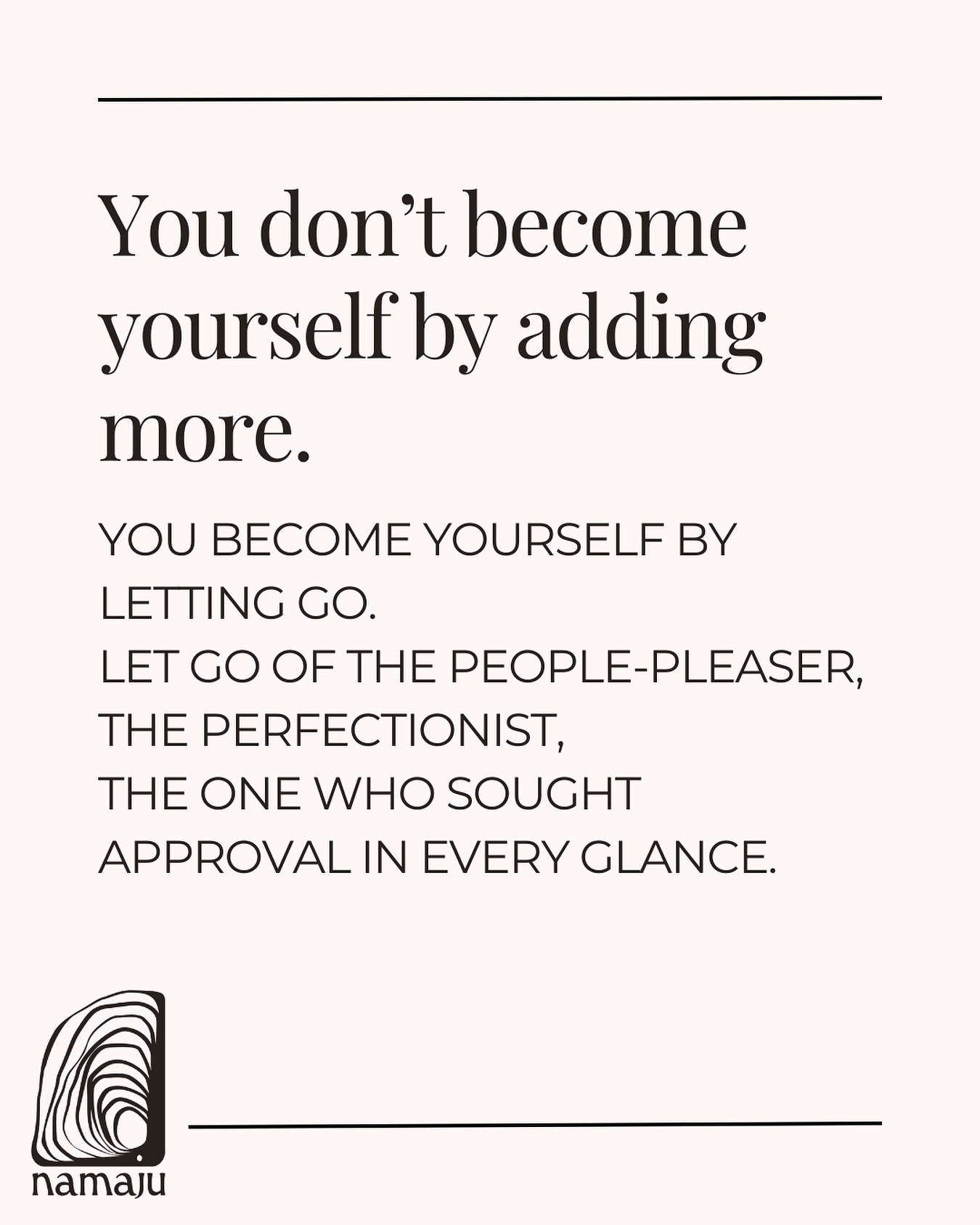 We are taught that becoming “more” means achieving, adding, striving, proving.
But the truth is… you don’t discover yourself by stacking on more layers.
You discover yourself by subtraction.
By peeling away the masks.
By releasing the roles that kept you small.
By gently laying to rest the versions of you that were born from fear, from seeking approval, from needing to be everything for everyone.
🌿 The people-pleaser.
🌿 The perfectionist.
🌿 The one who kept quiet to keep the peace.
They all served a purpose once. They kept you safe. They helped you survive.
But they are not who you are.
Every time you let go of what isn’t aligned, you step closer to the woman who has been waiting inside you all along:
The one who is soft yet powerful.
The one who trusts her own rhythm.
The one who doesn’t need permission to take up space.
Becoming yourself isn’t about becoming more.
It’s about finally coming home.
Tell me: what is one part of yourself you’re ready to release right now?
#listenwithin #embodiedliving #mindbodyconnection #slowdownandbreathe #holistichealingjourney