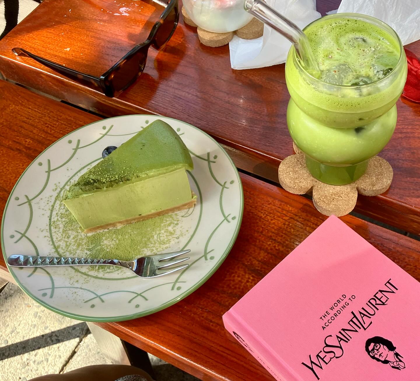 Matcha time #ysl #fashionphilosophy