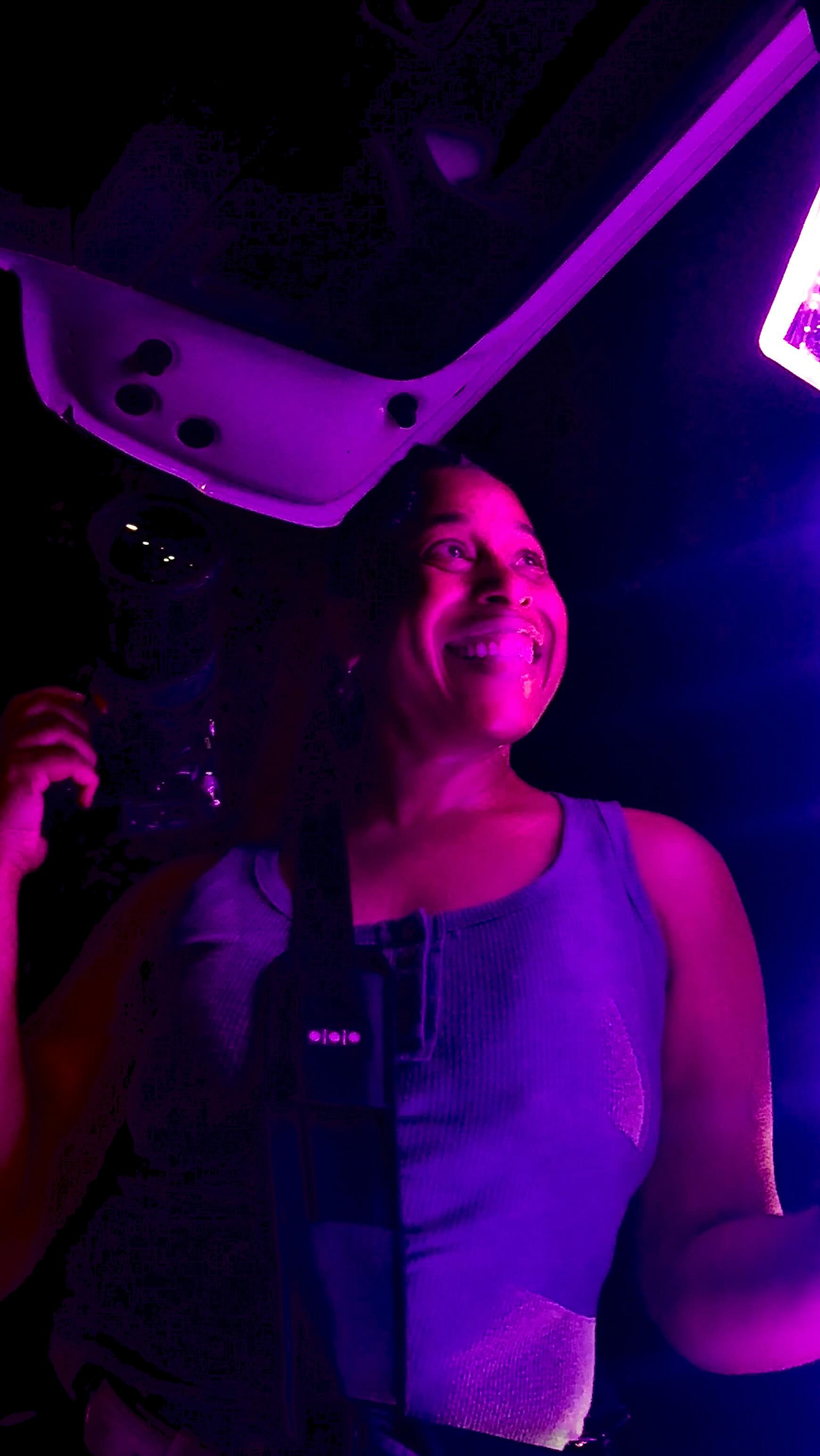 If you tryna be a photographer, the first thing you need to learn is how to refold these collapsible backdrops. They will make you wanna fight and make you look ridiculous if you’re not careful. Super embarrassing