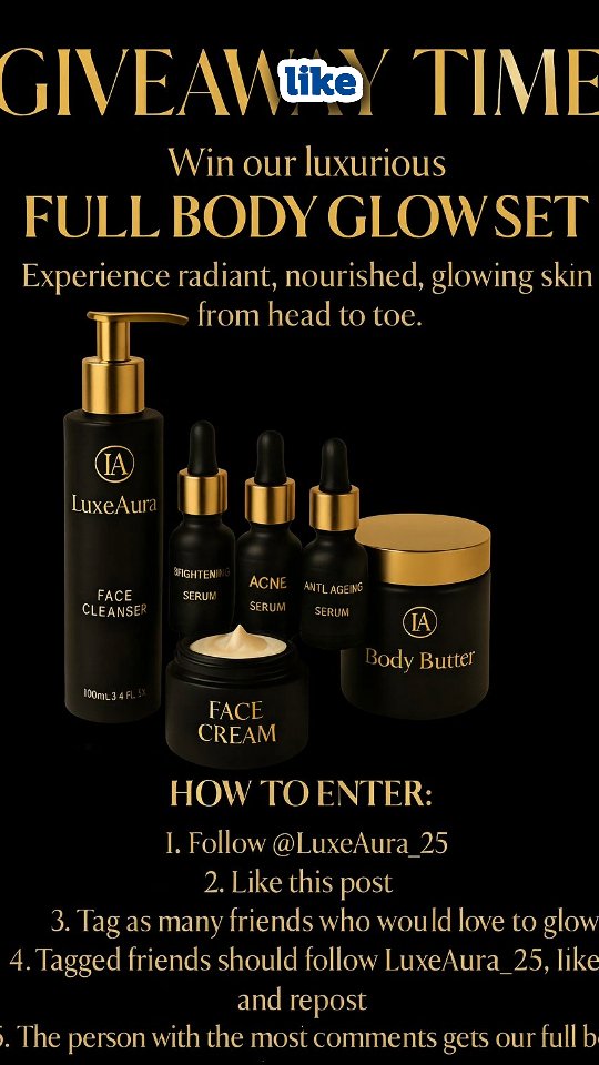 The Great Giveaway
#luxuryskincare #skincareproducts #skincareroutine #