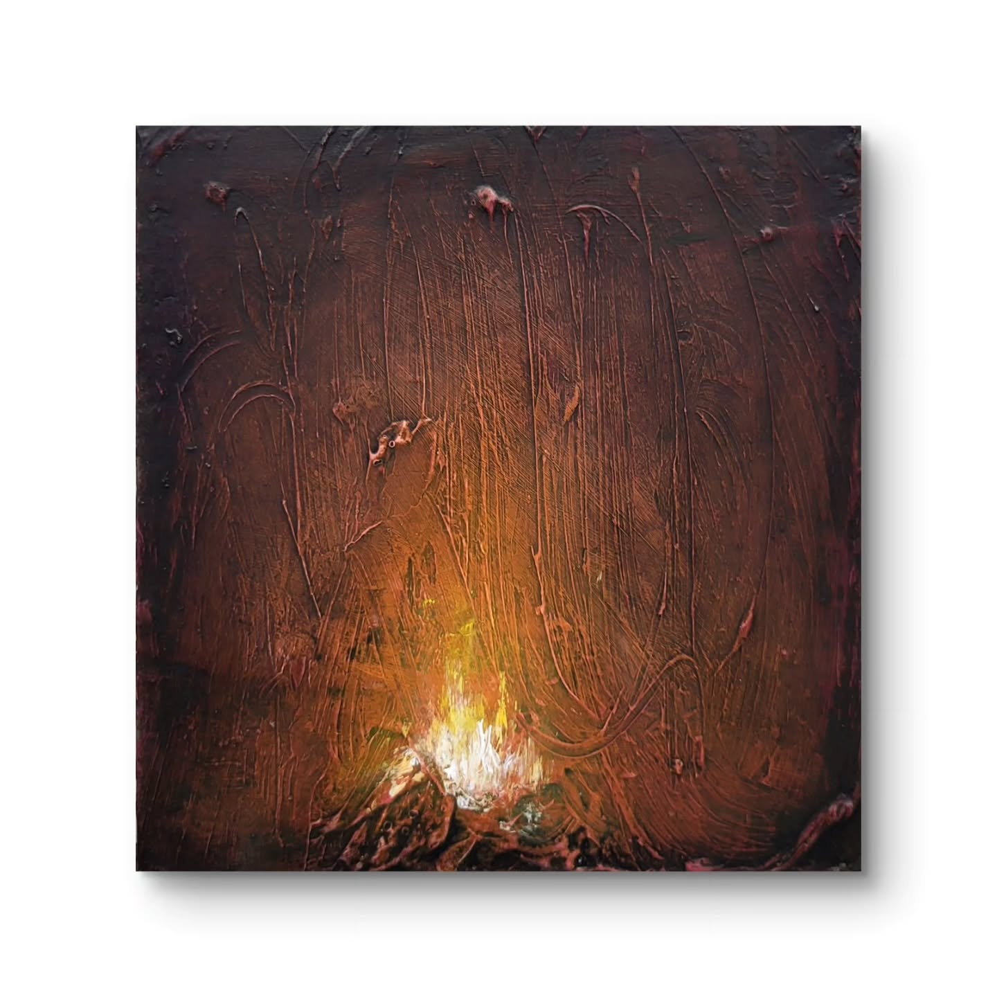 Cannot wait to get this one framed!!
'Embers'
Mixed media on canvas
20 x 20cm
2025
#campfire #burning #embers #belfastartist #belfast #smallstudy #canvasboard #minature #warmtones #textured #texturedart #fire