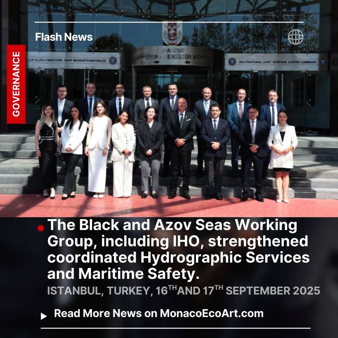 @mo.eco_art MonacoEcoArt.com #governance #hydrography #flash #news 🔬📡🌊 On the 16th and the 17th September 2025 the Black and Azov Seas Working Group (BASWG) gathered in Istanbul to reinforce a coordinated international #action on Maritime Safety Information - MSI 🛳️⚓ The BASWG is a regional group, chaired by Turkey and under the #umbrella of the International Hydrographic Organisation (IHO), headquartered in Monaco, focused on coordinating hydrographic, cartographic, navigational, and MSI needs among the #countries bordering Black and Azov Sea nations 🎯🌍🌏 The panel, bringing together Bulgaria, Georgia, Romania, Turkey, and Ukraine, with Spain participating as a NAVAREA III Coordinator and the IHO represented by the Rear Admiral Luigi Sinapi, Director of the IHO, addressed technical #topics of great #importance, notably: 1- to implement the S-100 standard, a universal data model developed by IHO to facilitate the interconnection among new digital navigation #products and #services, #environment and #maritime safety, as well as the development of new S-1xx product specifications, a comprehensive geospatial standard for #digital marine data, towards a safer maritime navigation; 2- to build up a tighter #connection with Caspian Sea states that are not yet IHO Members, in order to foster a closer integration into the Mediterranean and Black Sea hydrographic community, in view of sharing best practices in hydrography, MSI, and nautical #cartography👥🔜 Once the new integrated system comes into force by 2026, it will represent a crucial #step to ensure more #efficient and #sustainable management of the seas, balancing the interests of maritime #trade with the need to protect natural #ecosystems 📸 Copyright: © IHO @ihohydrography Layout and Contents: © MonacoEcoArt
