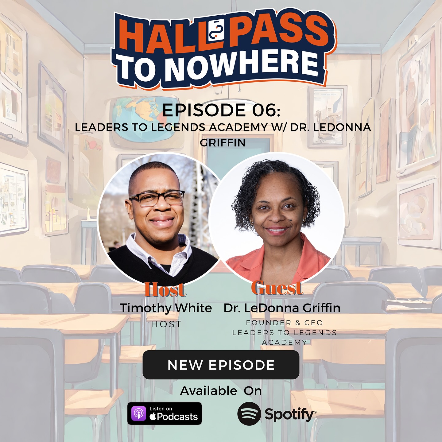 AVAILABLE NOW!!! Episode 6 - Featuring the Founder/CEO of Leaders to Legends Dr. LeDonna Griffin! Link in bio #omaha #podcast #microschool #education #homeschool